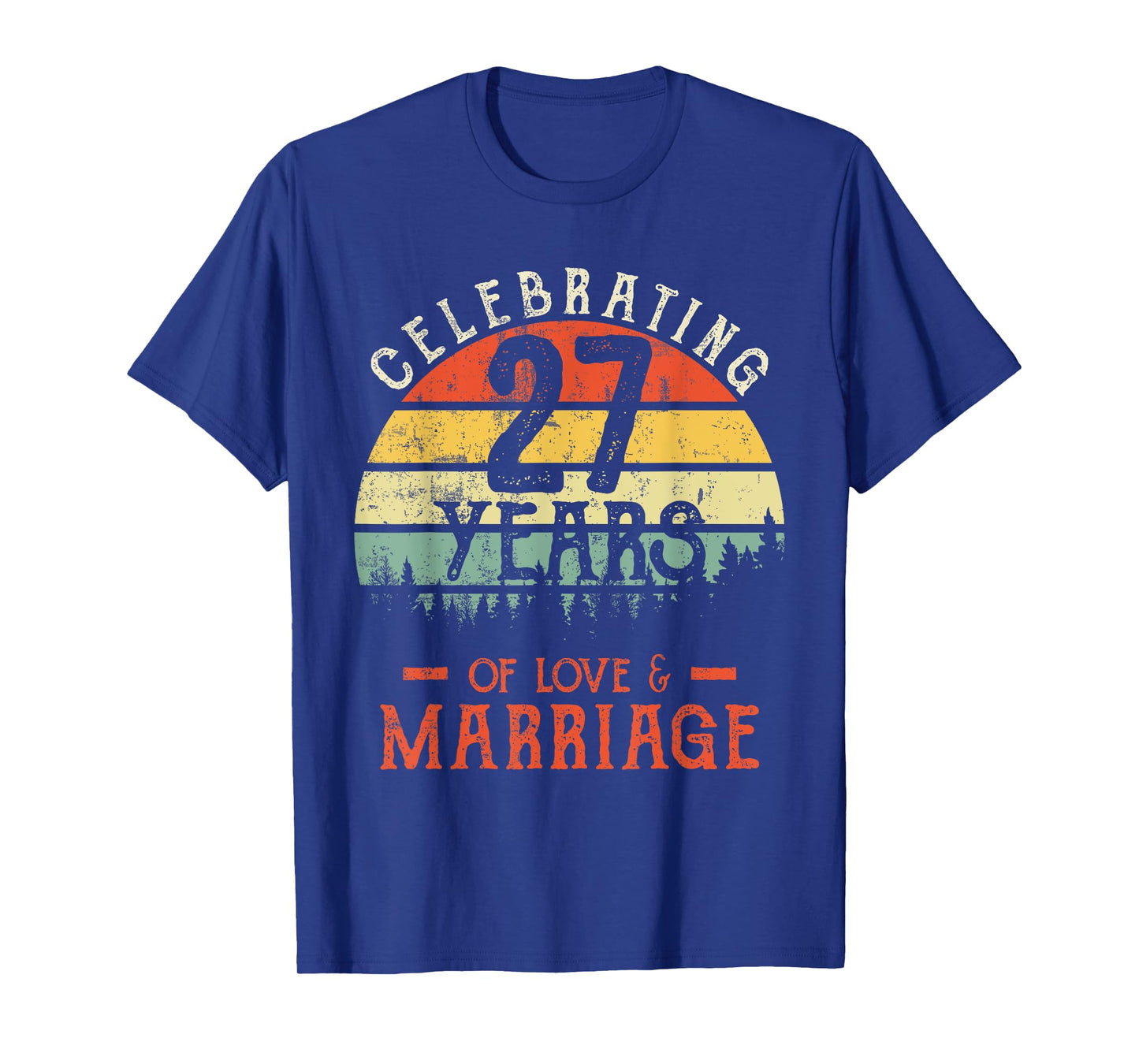 Legends Vintage 27 years marriage anniversary Crew His/Her T-Shirt