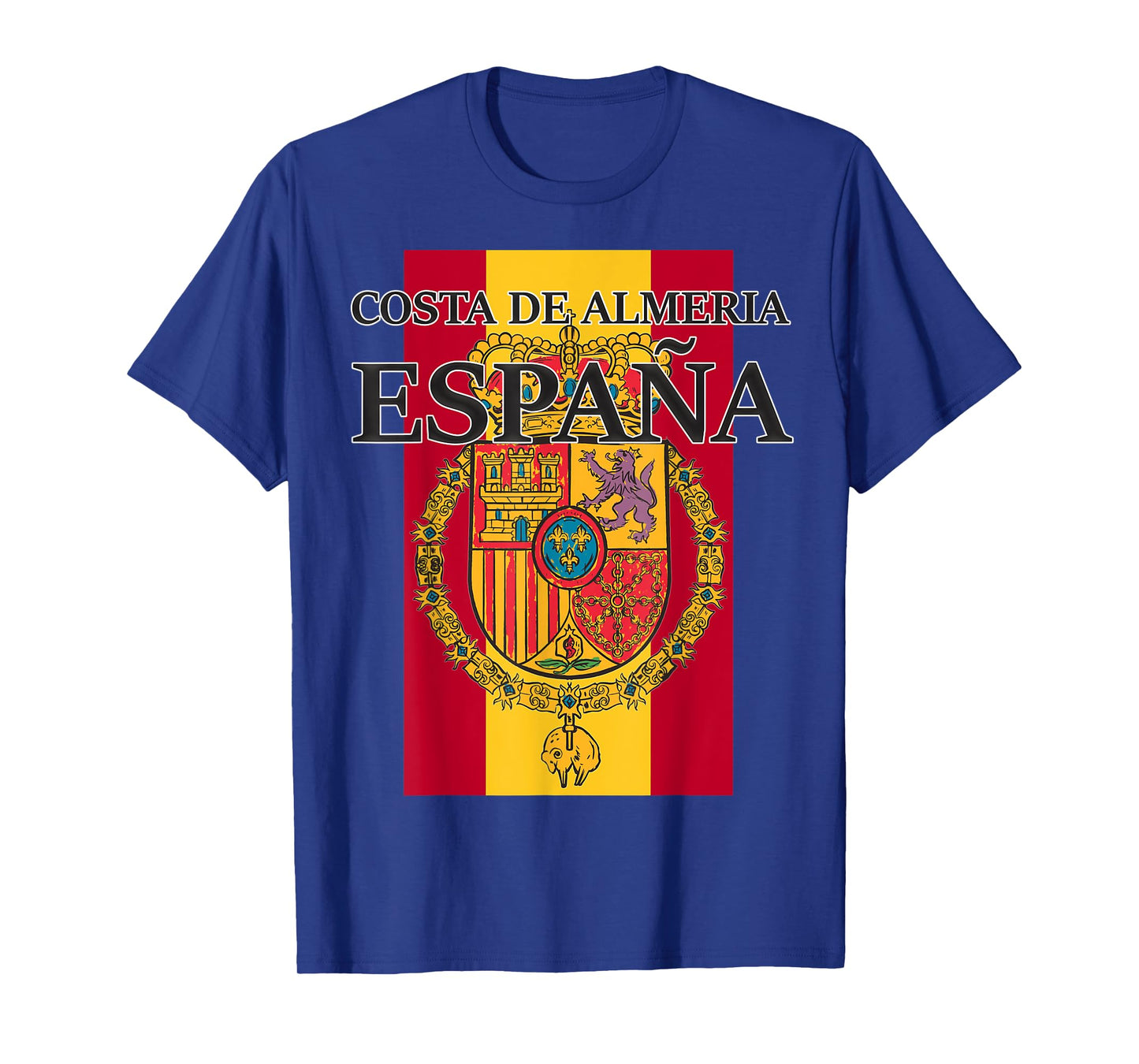 Spain Costa De Almeria Flag Travel Europe T-Shirt