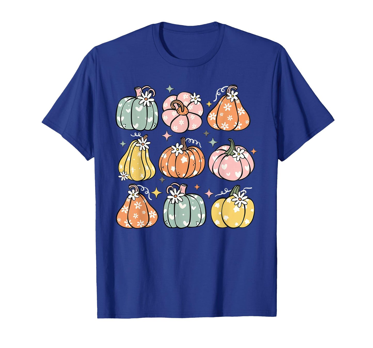 Pumpkin Season Autumn Fall Y'all Leaves Thanksgiving Funny T-Shirt