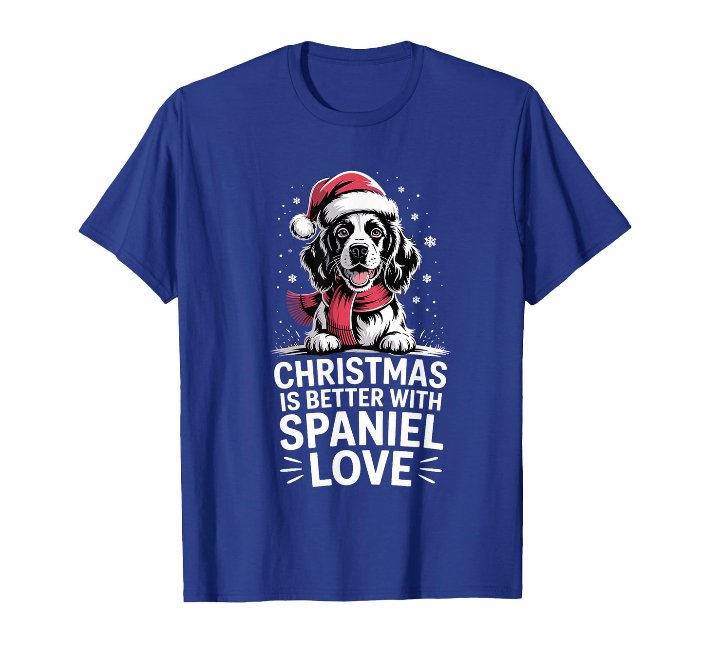 Xmas Christmas is Better with English Springer Spaniel Love T-Shirt