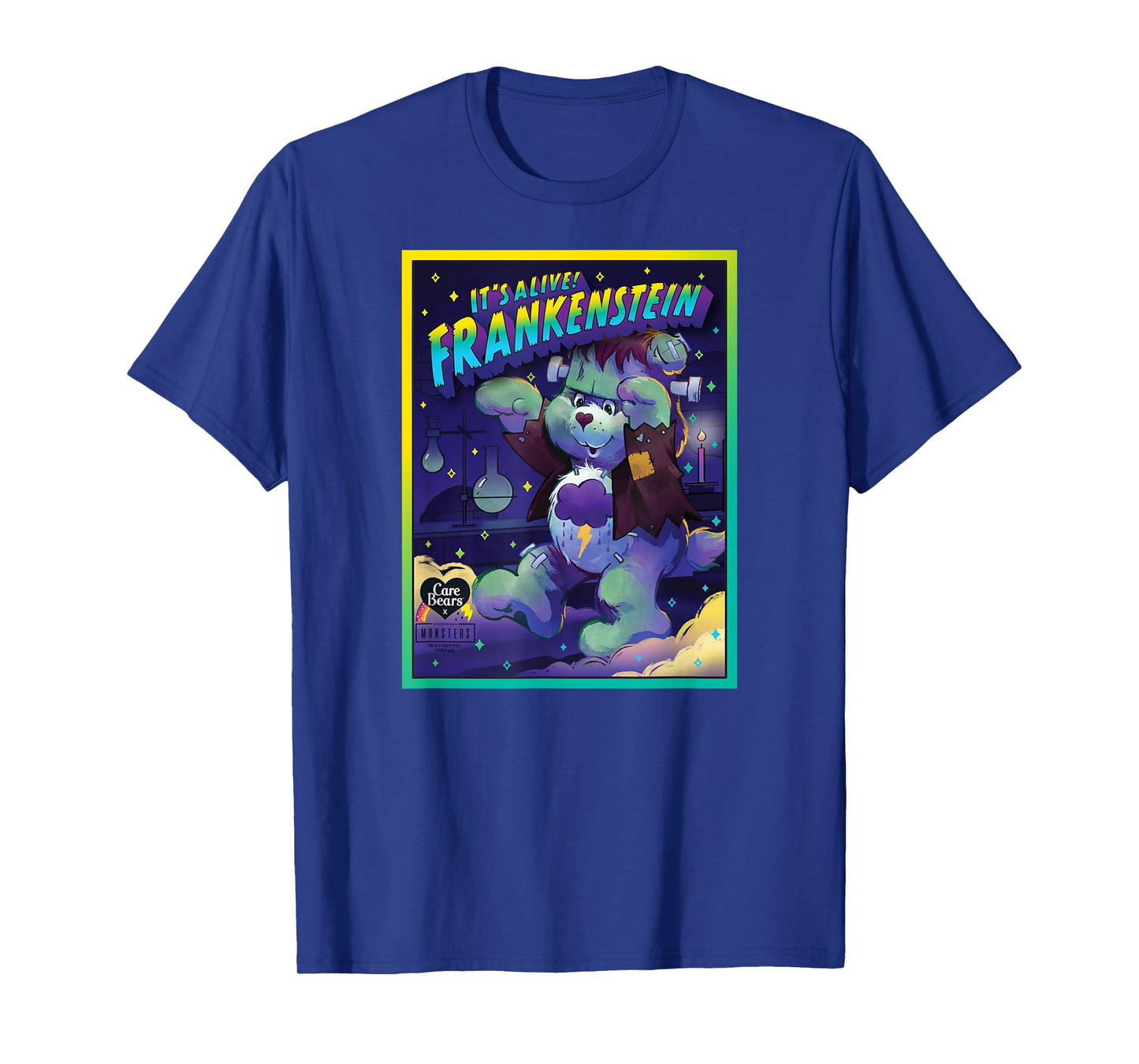 Care Bears x Universal Monsters Grumpy Bear Frankenstein T-Shirt