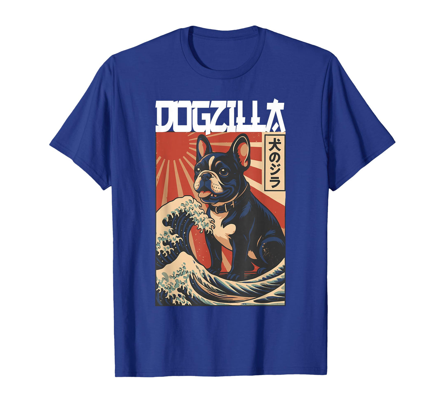 Japanese Dog French Bullog Dogzilla T-Shirt