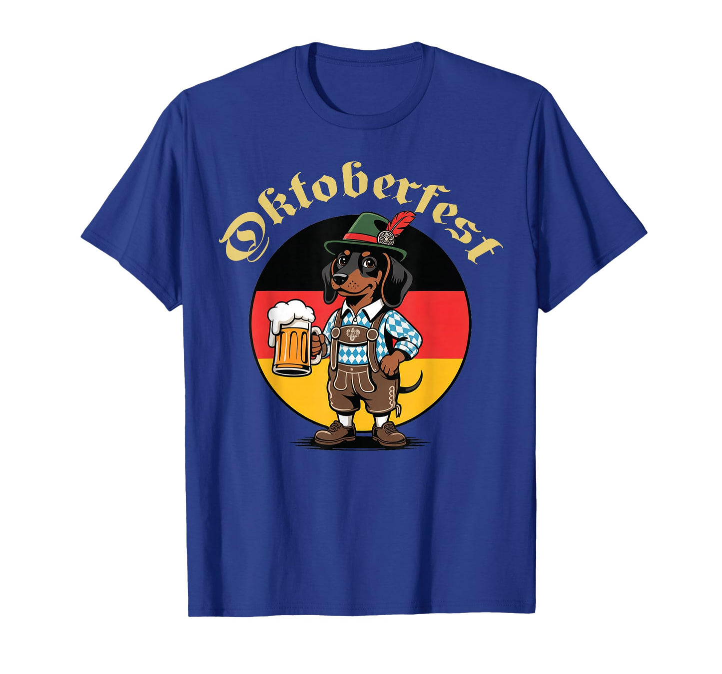 Oktoberfest Dachshund Sausage Dog Men Women German Beer T-Shirt