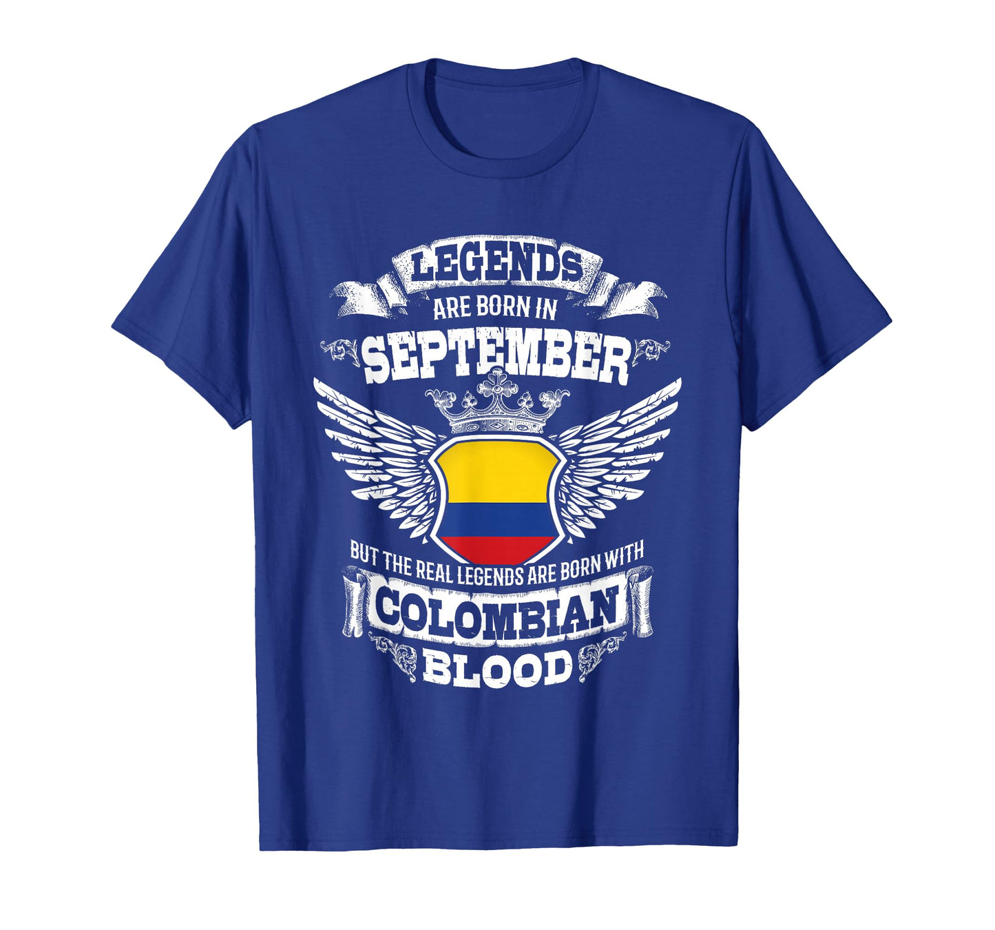 Colombia Colombian Flag Colombians Birthday September Gift T-Shirt