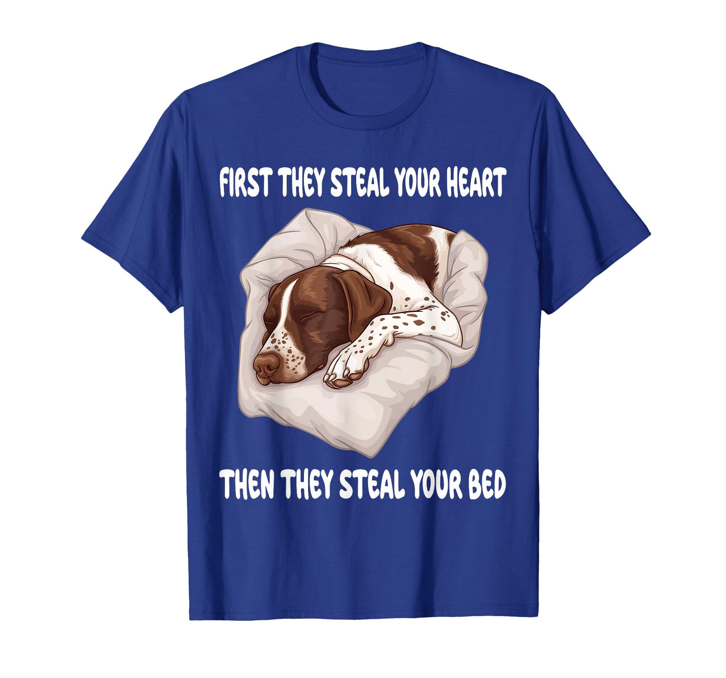 German Shorthaired Pointer Sleeping Pajamas Nightgown T-Shirt