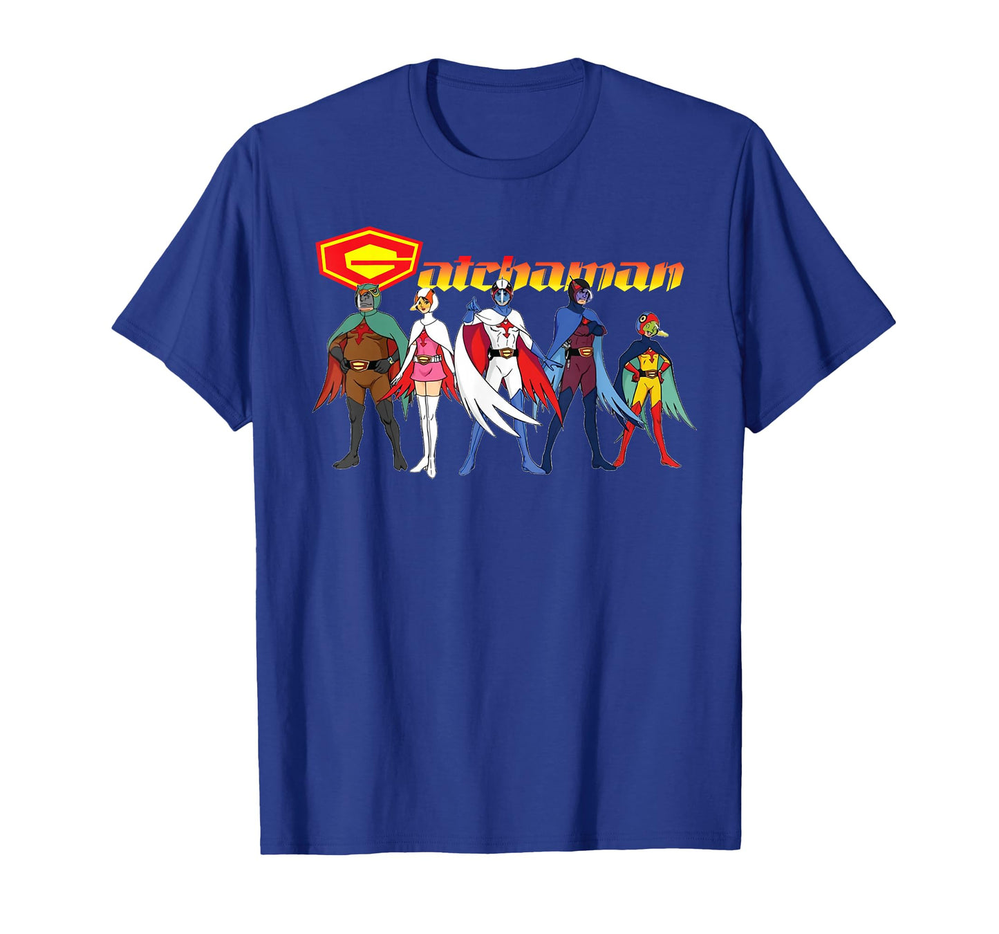 Gatchaman Battle of The Planets Retro Graphic T-Shirt
