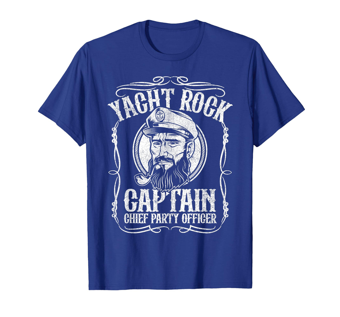 Funny Yacht Rock Captain Pontoon Boat Party Music Boating T-Shirt