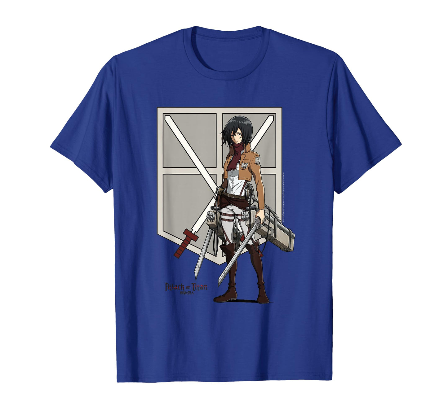 Attack on Titan Eren with Shield AOT Anime T-Shirt