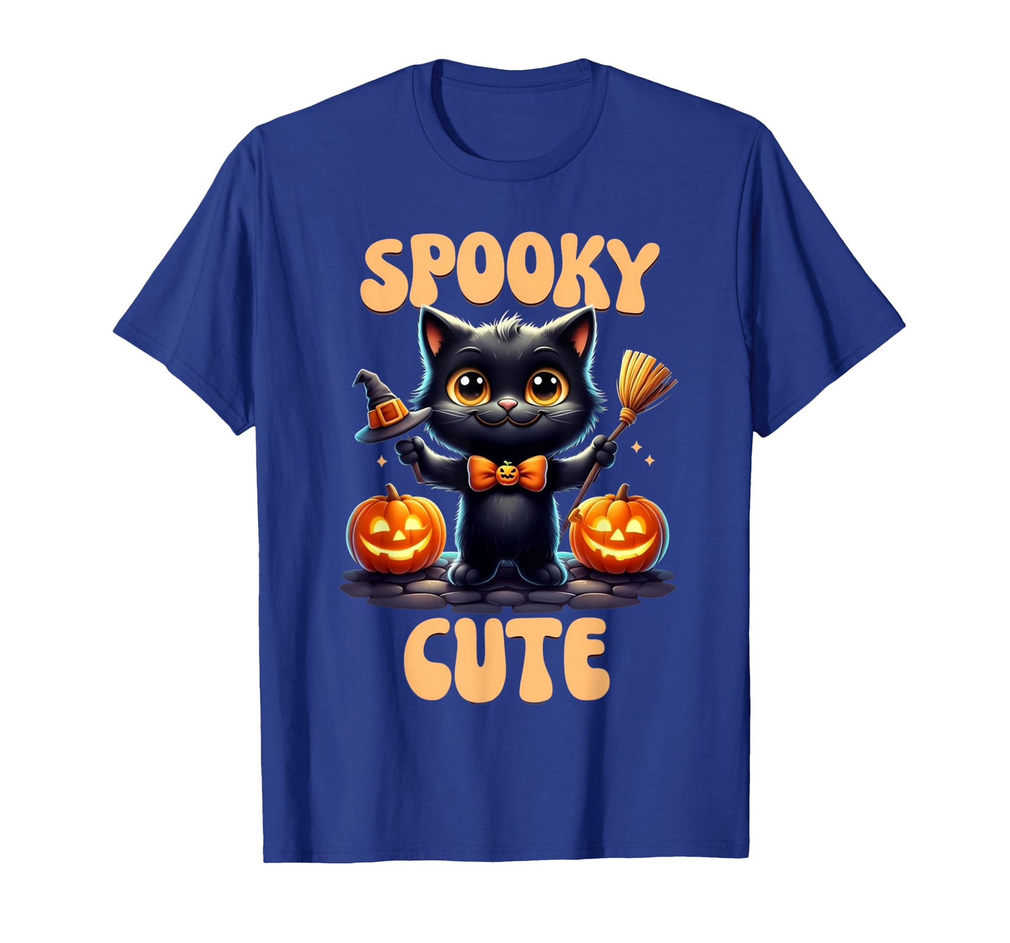 Spooky Cute Black Cat T-Shirt