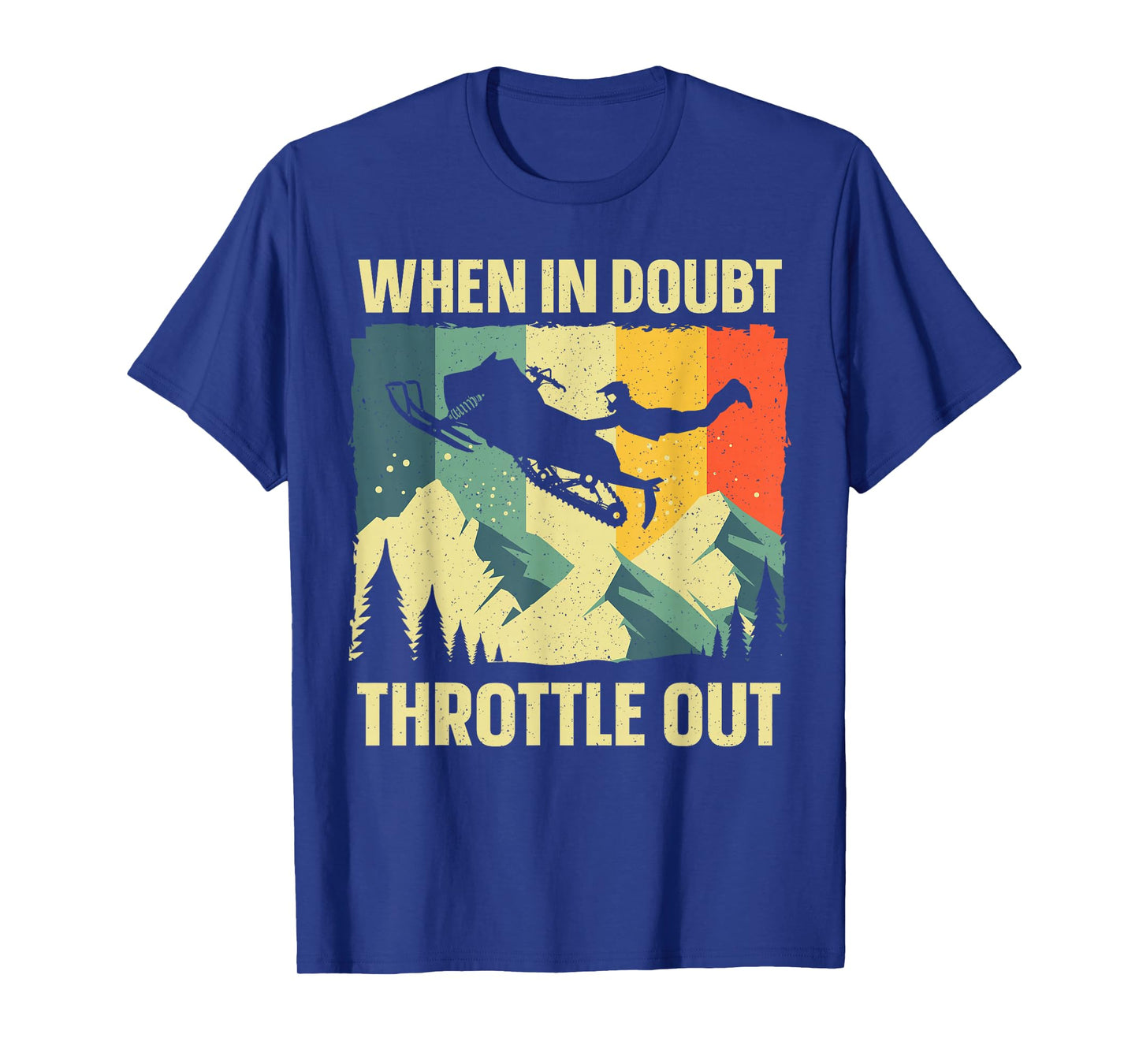 Cool Snowmobile Art For Men Women Kids Snowmobile Lovers T-Shirt