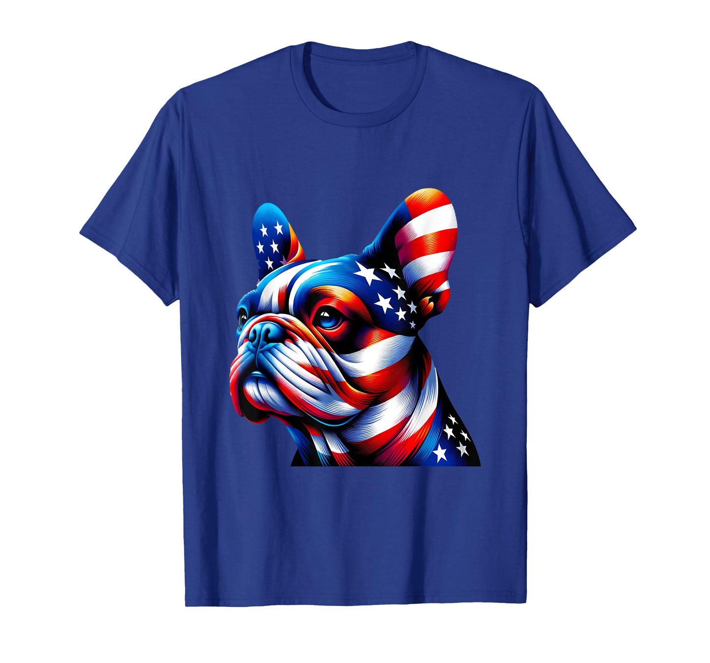 4th of July French Bulldog Lover Patriotic USA American Flag T-Shirt
