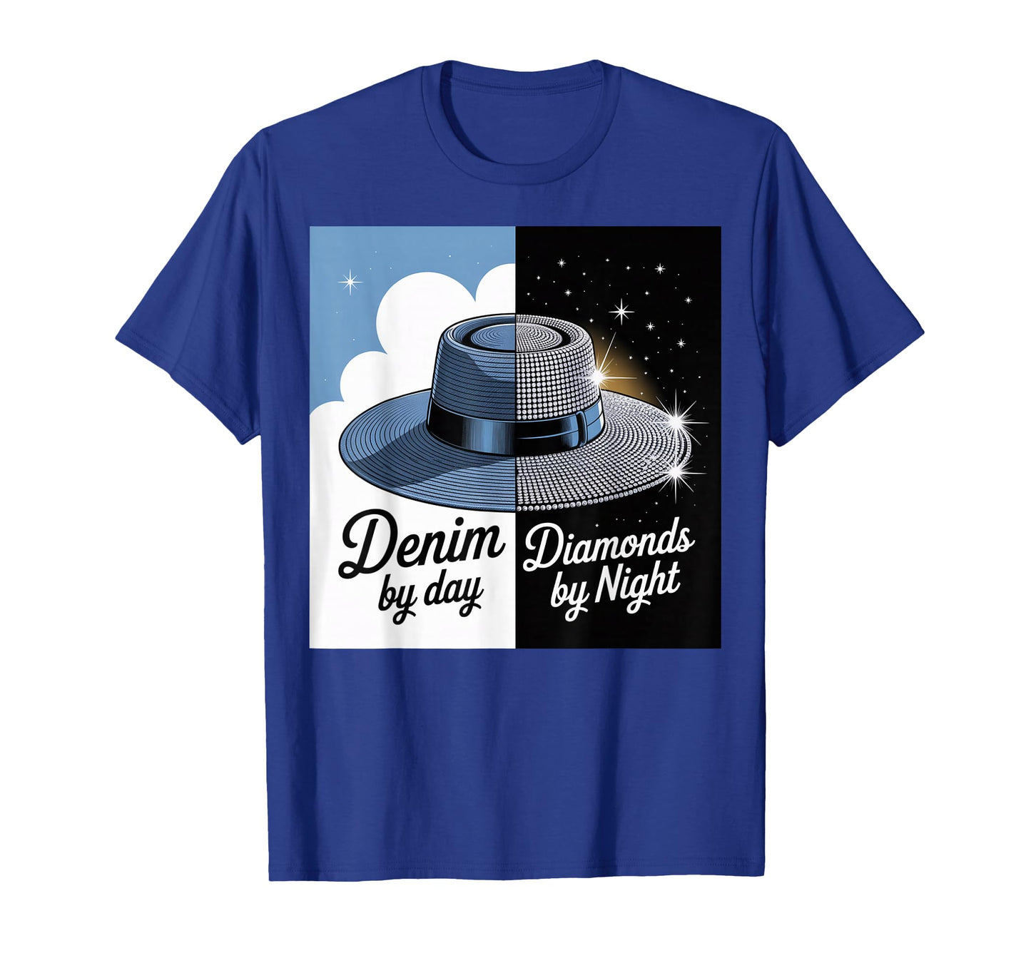 Denim by Day Diamonds by Night For Women's Denim Diamonds T-Shirt