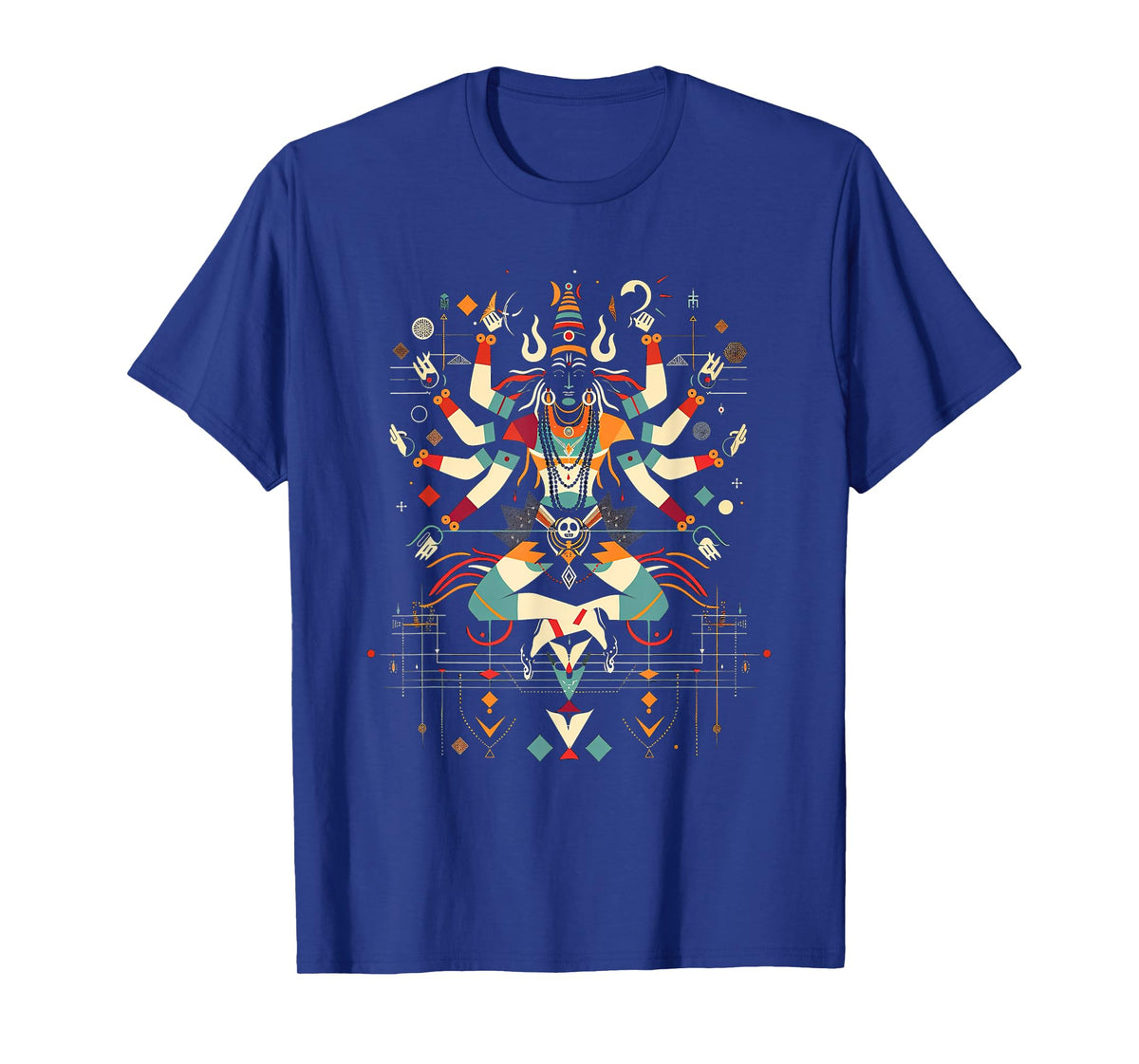 Shiva spiritual hindu god tandava dance yoga meditation T-Shirt
