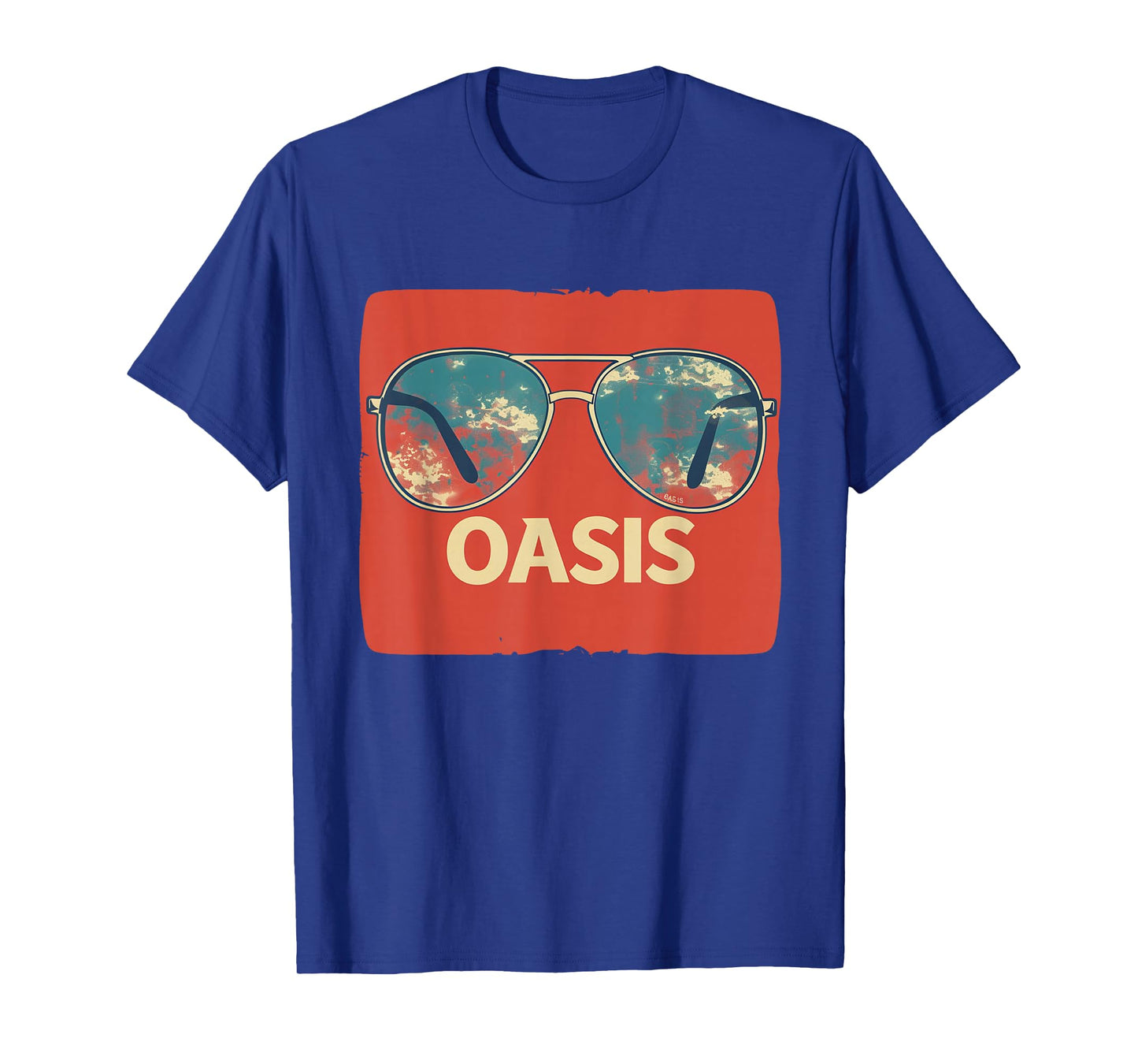 Vacation Sunglasses with cool Oasis Statement T-Shirt