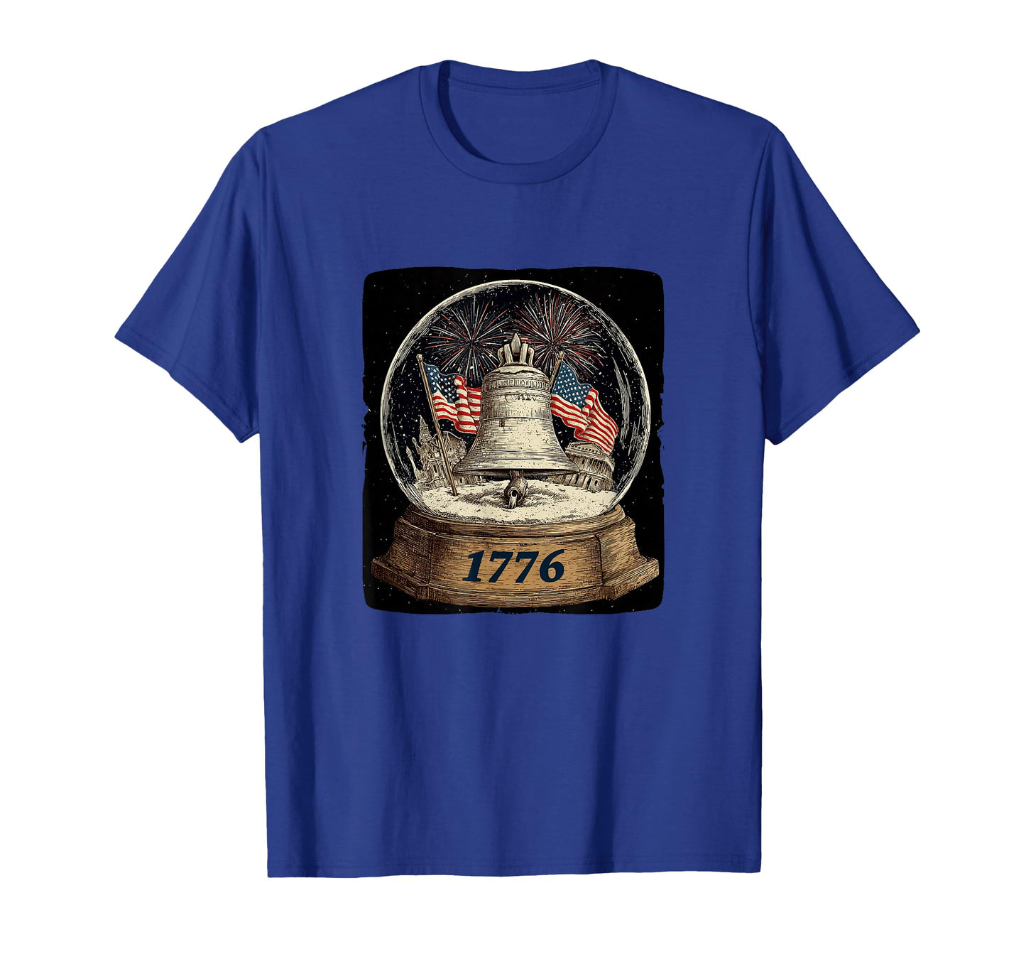 Great Snow Globe in US Style for Boys and Girls T-Shirt