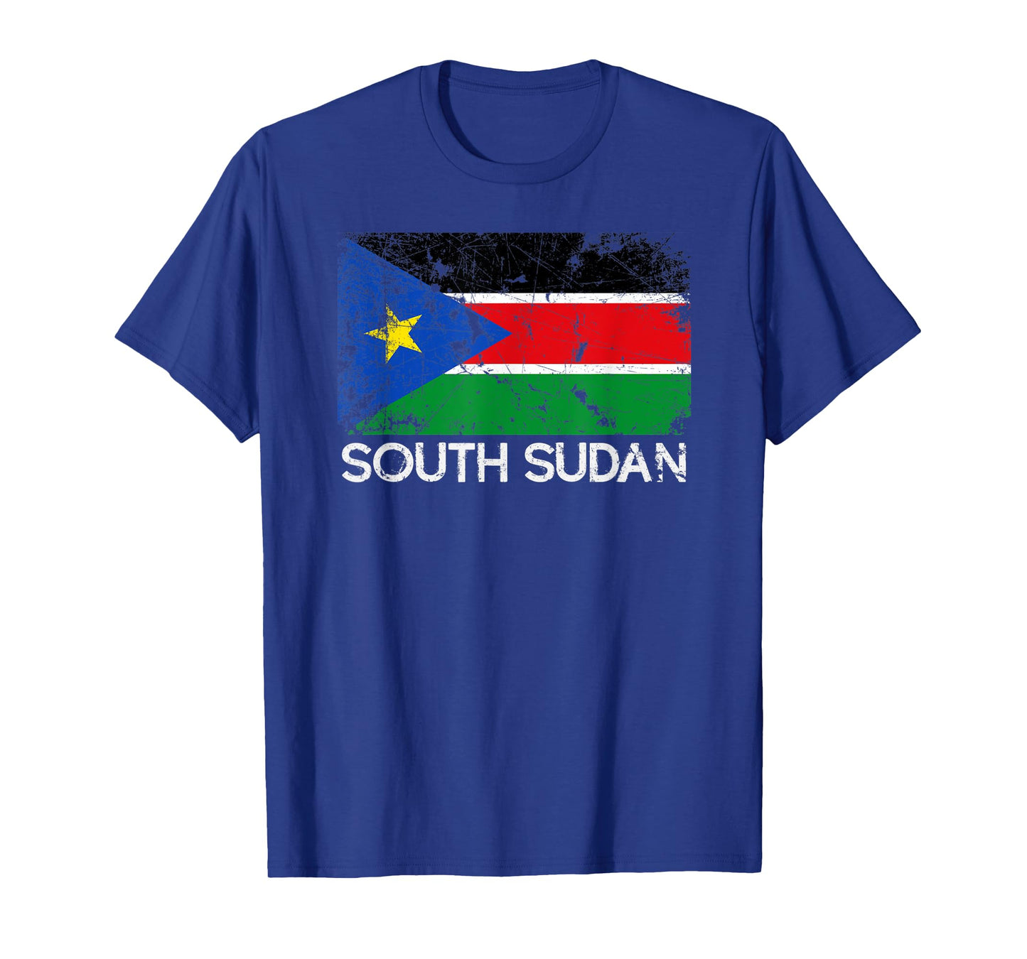 South Sudanese Flag | Vintage Made In South Sudan Gift T-Shirt