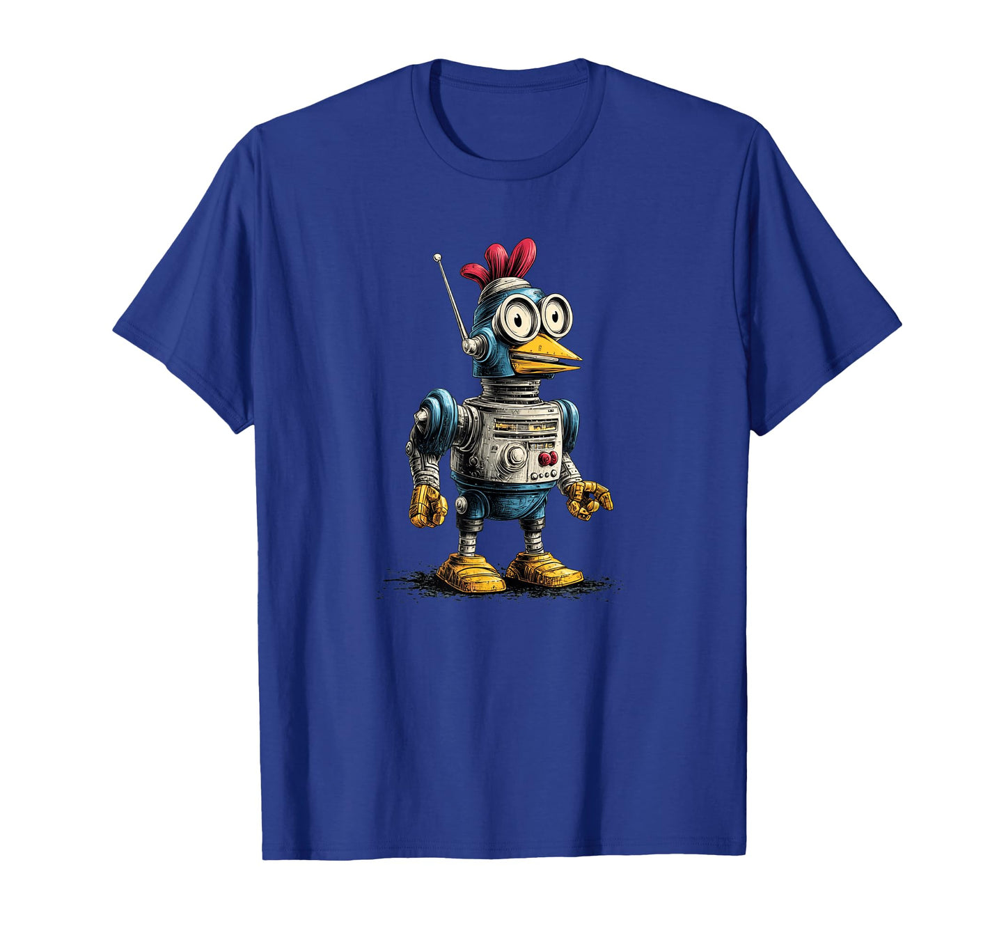 Nice Robot Farm Chicken Costume for Animals and Robots Fans T-Shirt