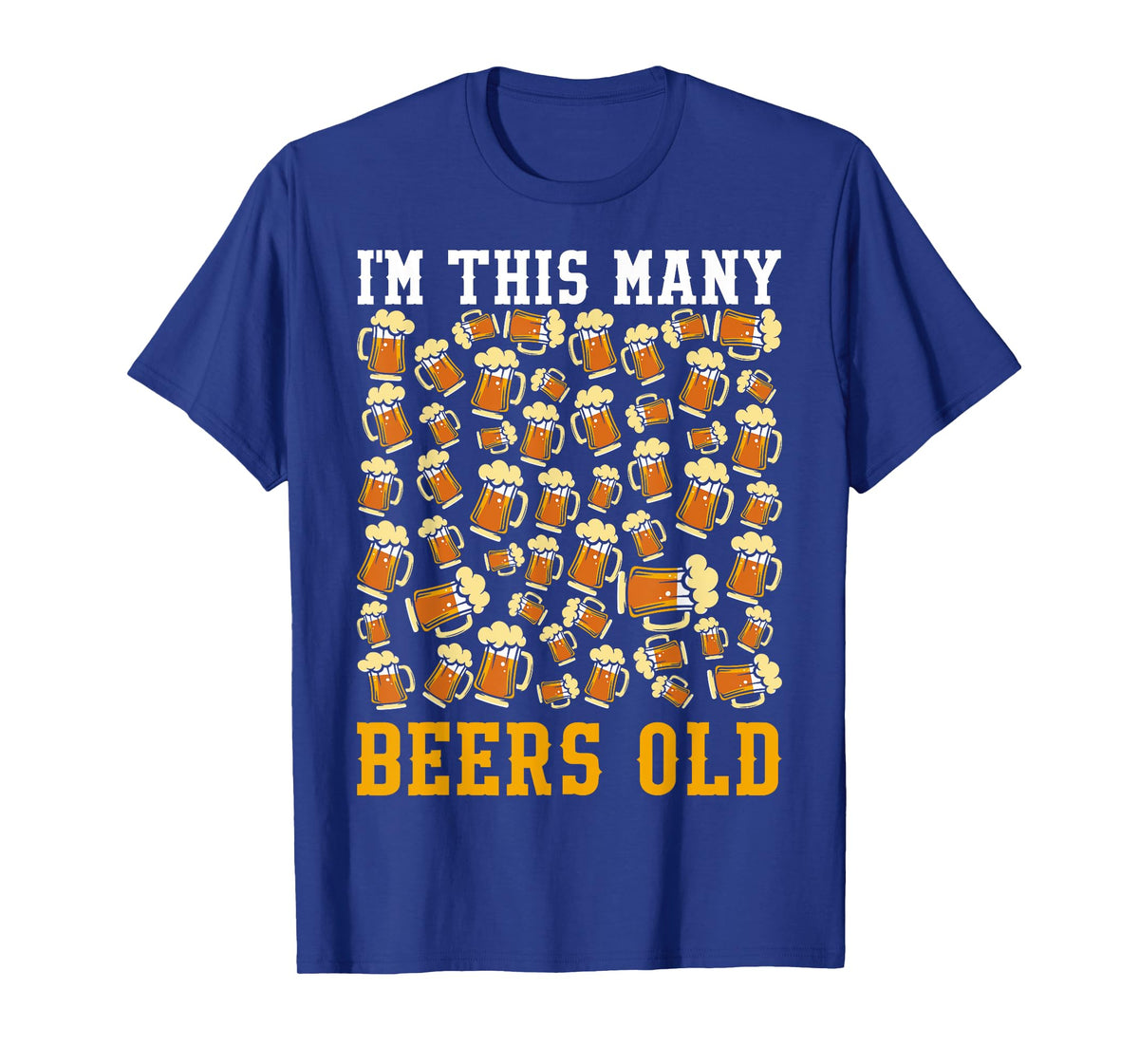 50 Year Old Birthday Gifts for Men Beer 50th Birthday Beer T-Shirt