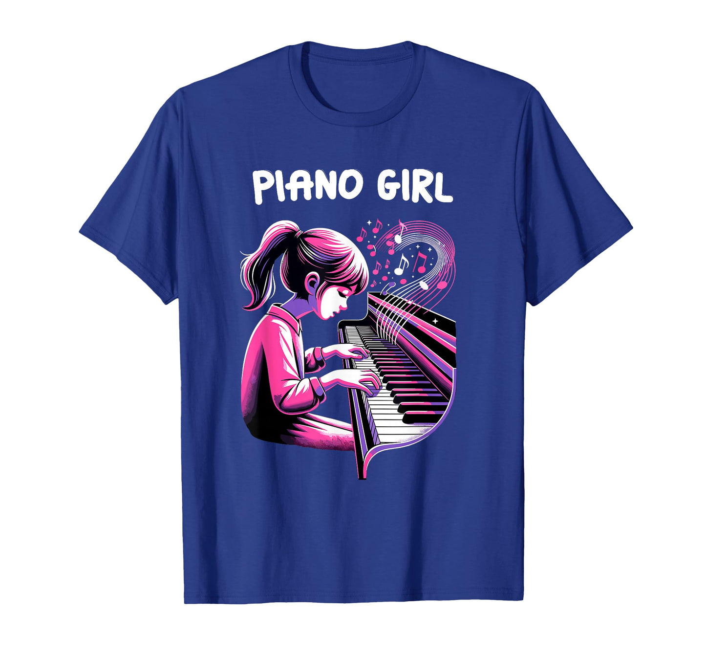 Cute Piano Girl Pianist Keyboard Musician Classical Music T-Shirt