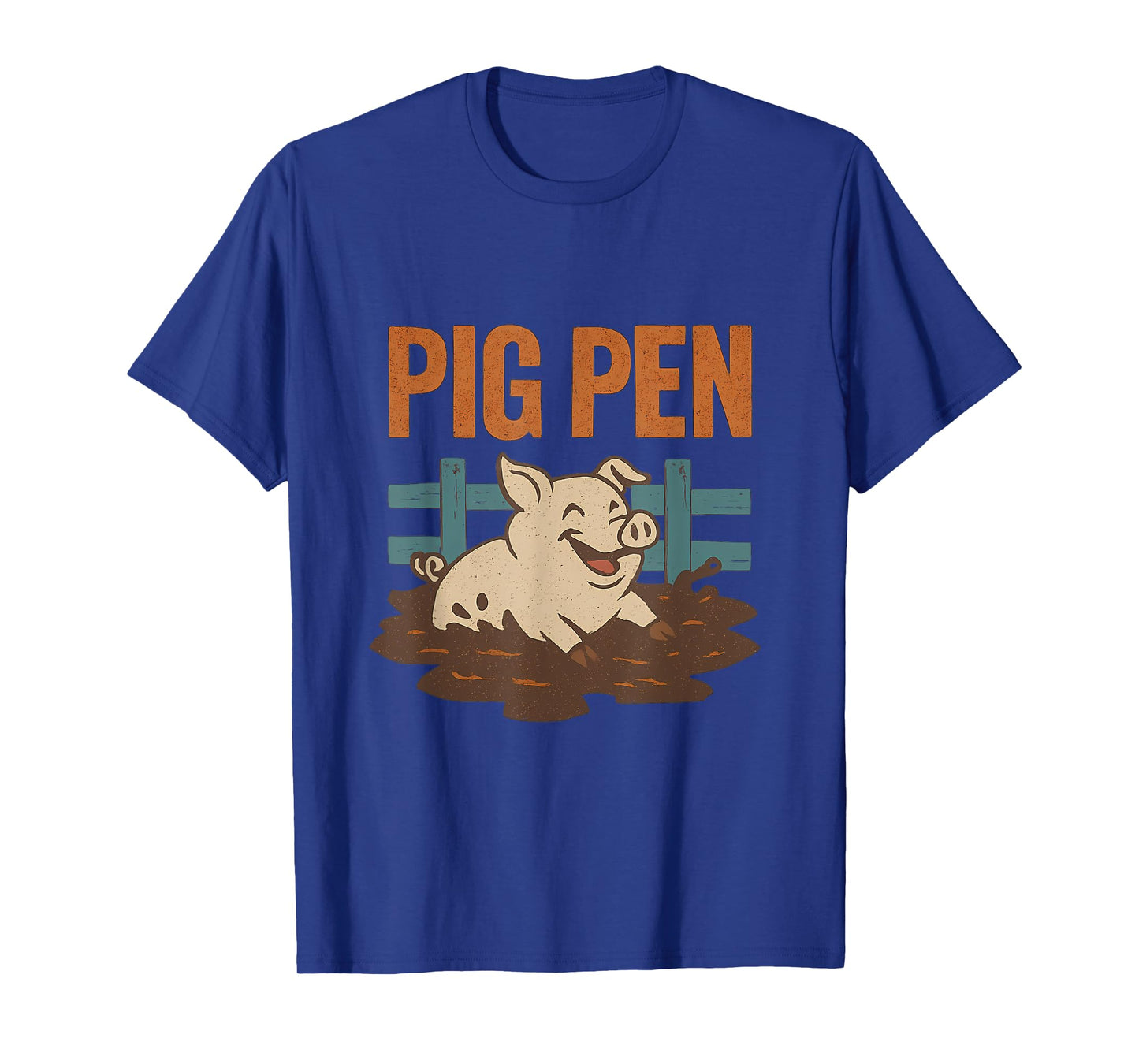 Pig Pen Rustic Farm Humor Grunge Graphic T-Shirt