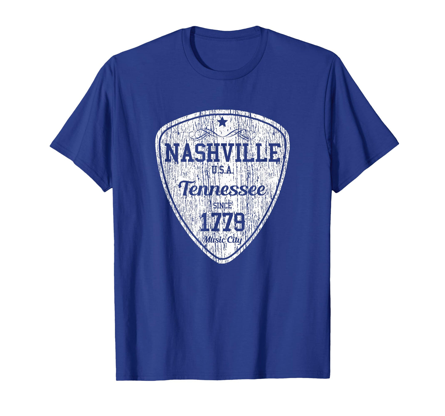 Nashville Country Music City Guitar Pick Gift T-Shirt