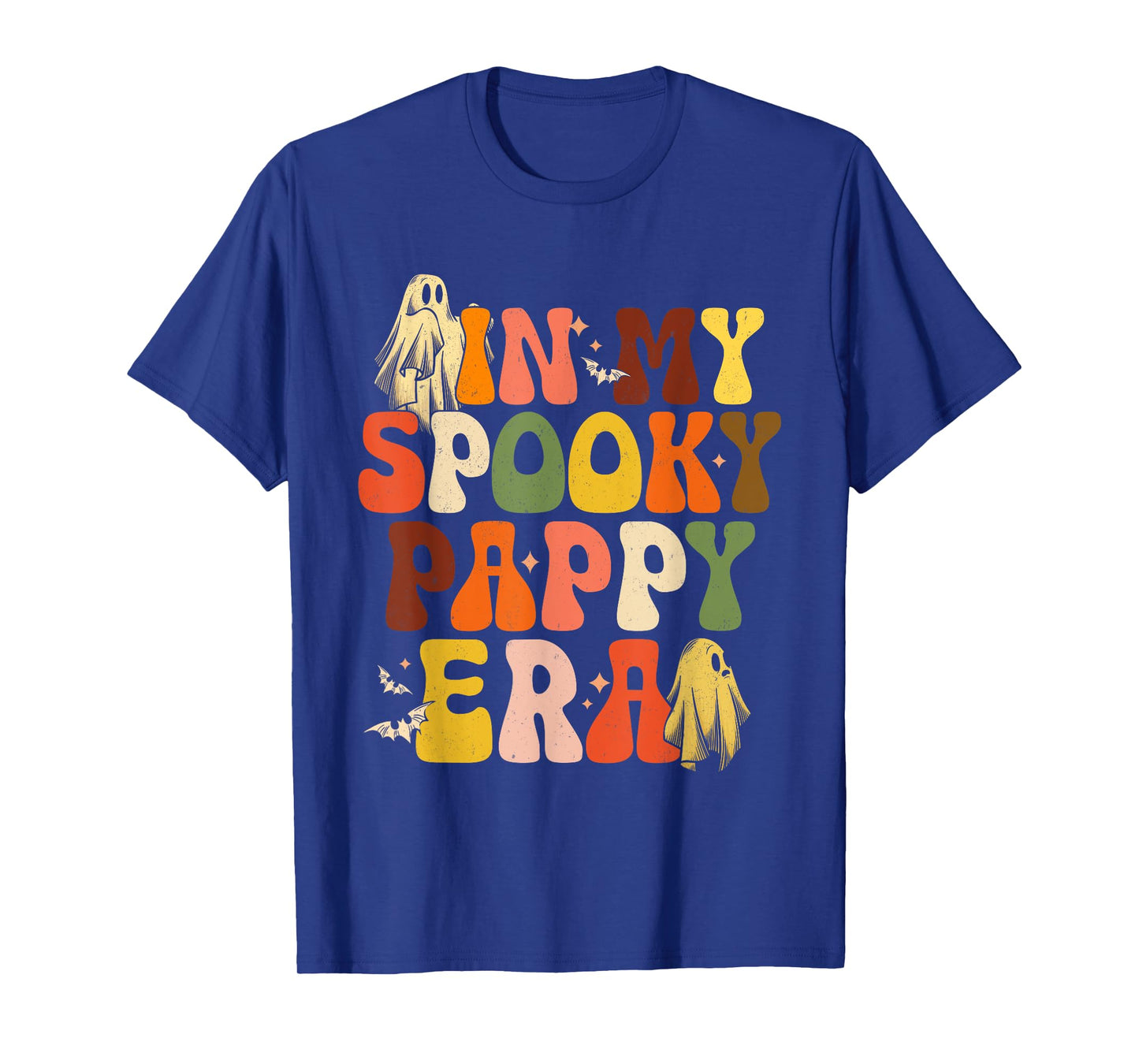 In My Spooky Pappy Era Retro Halloween Boo Ghost Dad Men T-Shirt