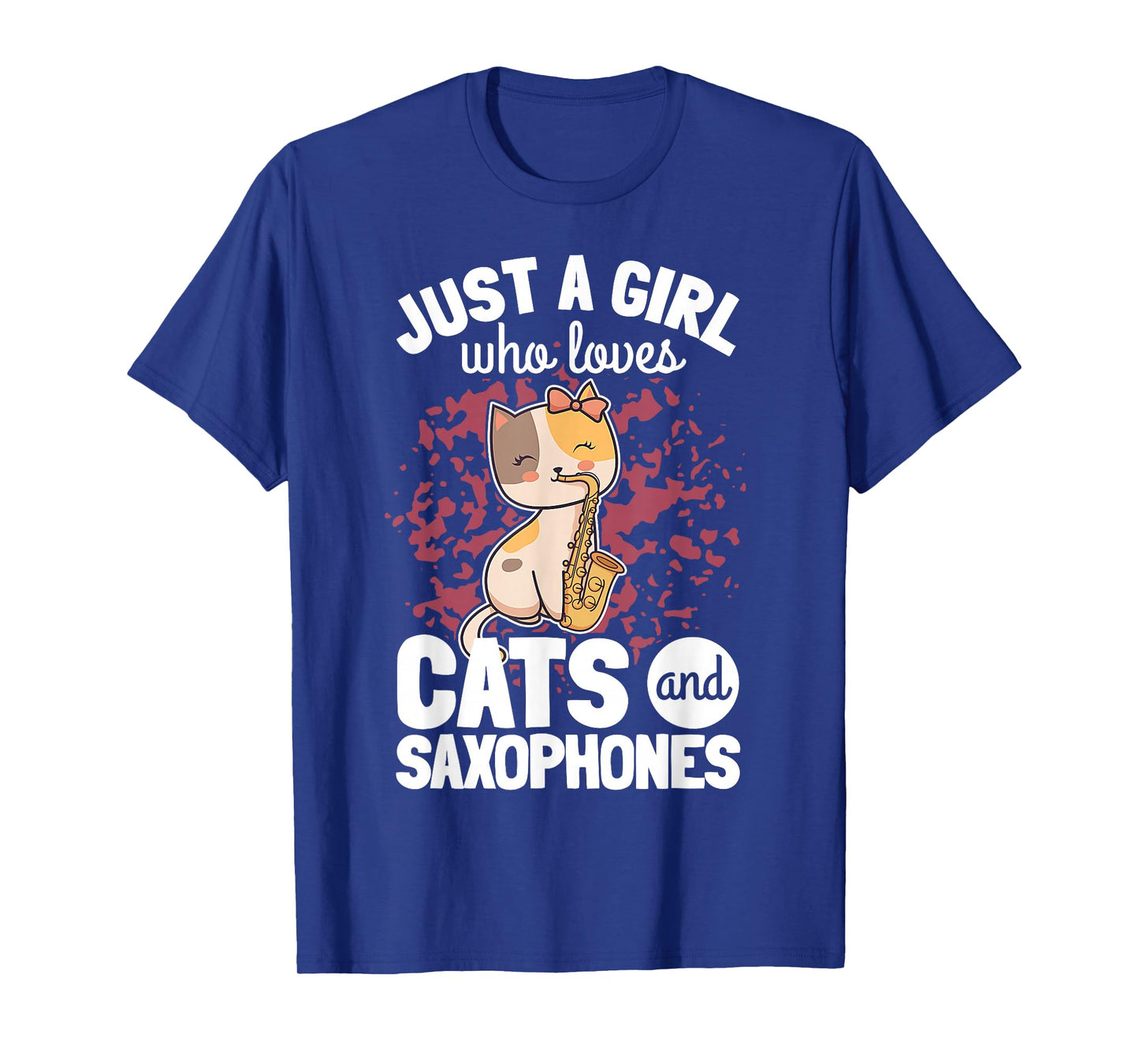 Saxophonist Girl Saxist Sax Cat Saxophone T-Shirt