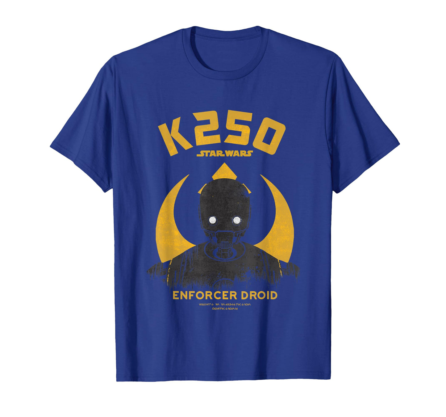 Star Wars Rogue One K250 Enforcer Droid Distressed T-Shirt