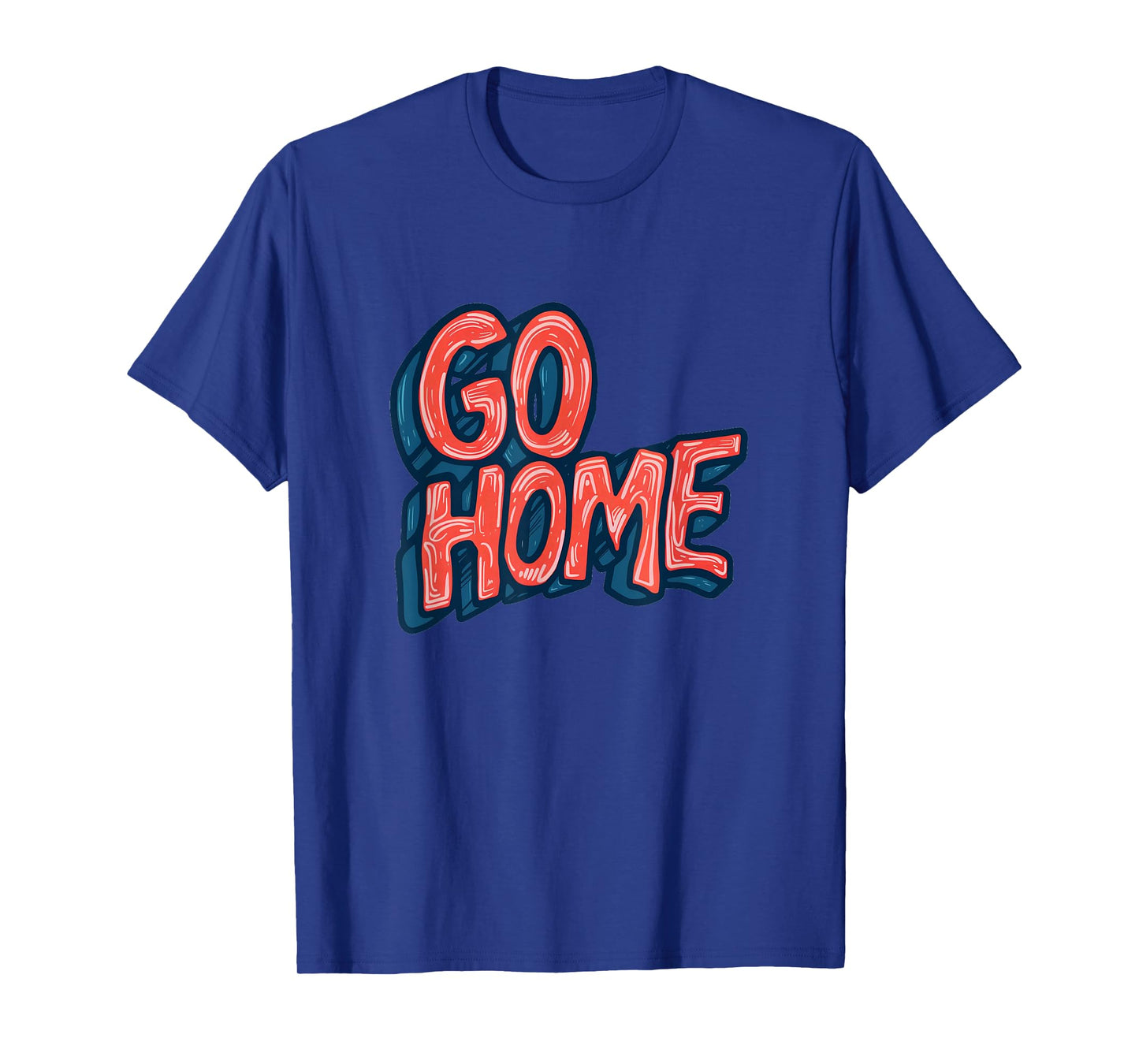 Awesome Go Home Emblem Costume T-Shirt