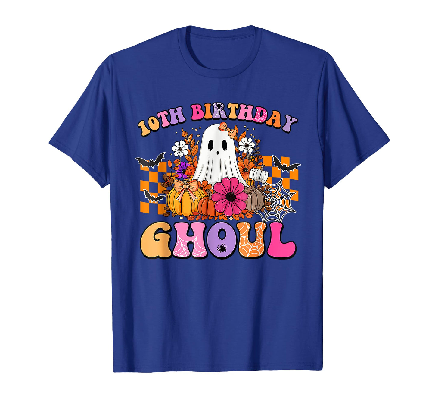 Halloween Ghoul 10 Year Old 10th Birthday Spooky Ghost T-Shirt