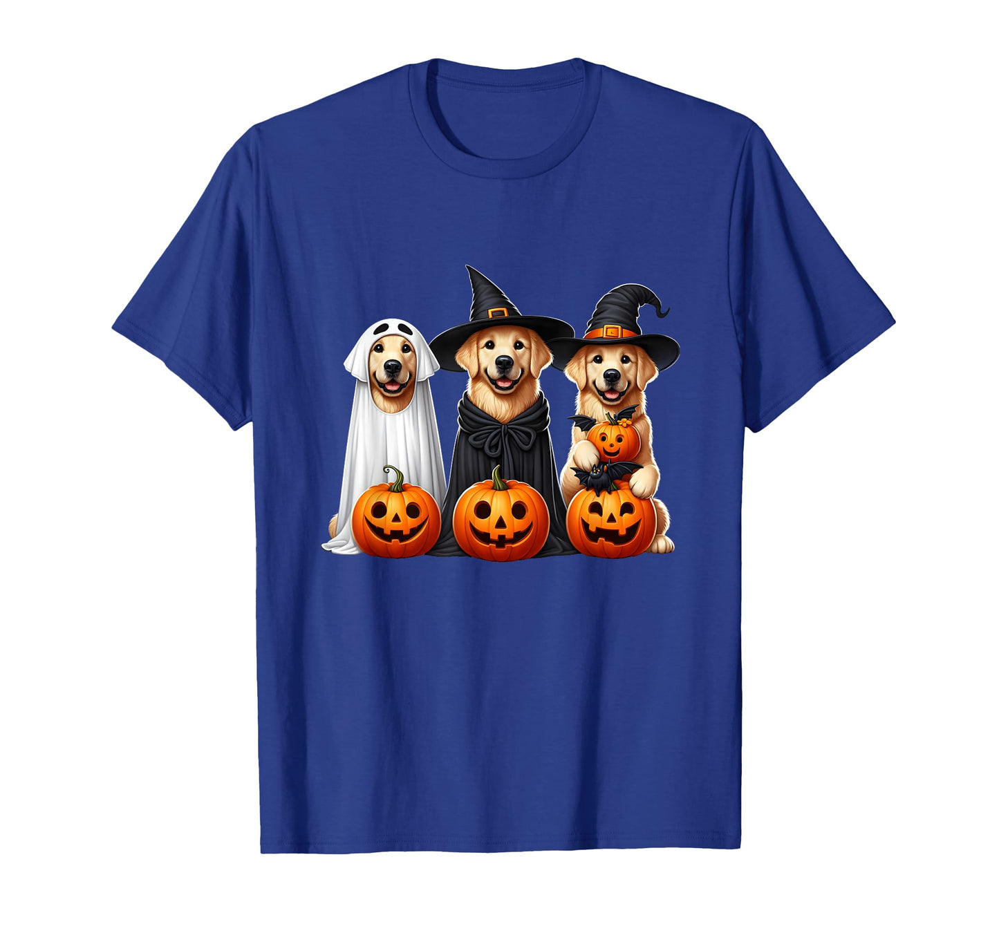 Golden Retriever Ghost Halloween Dog Lovers T-Shirt