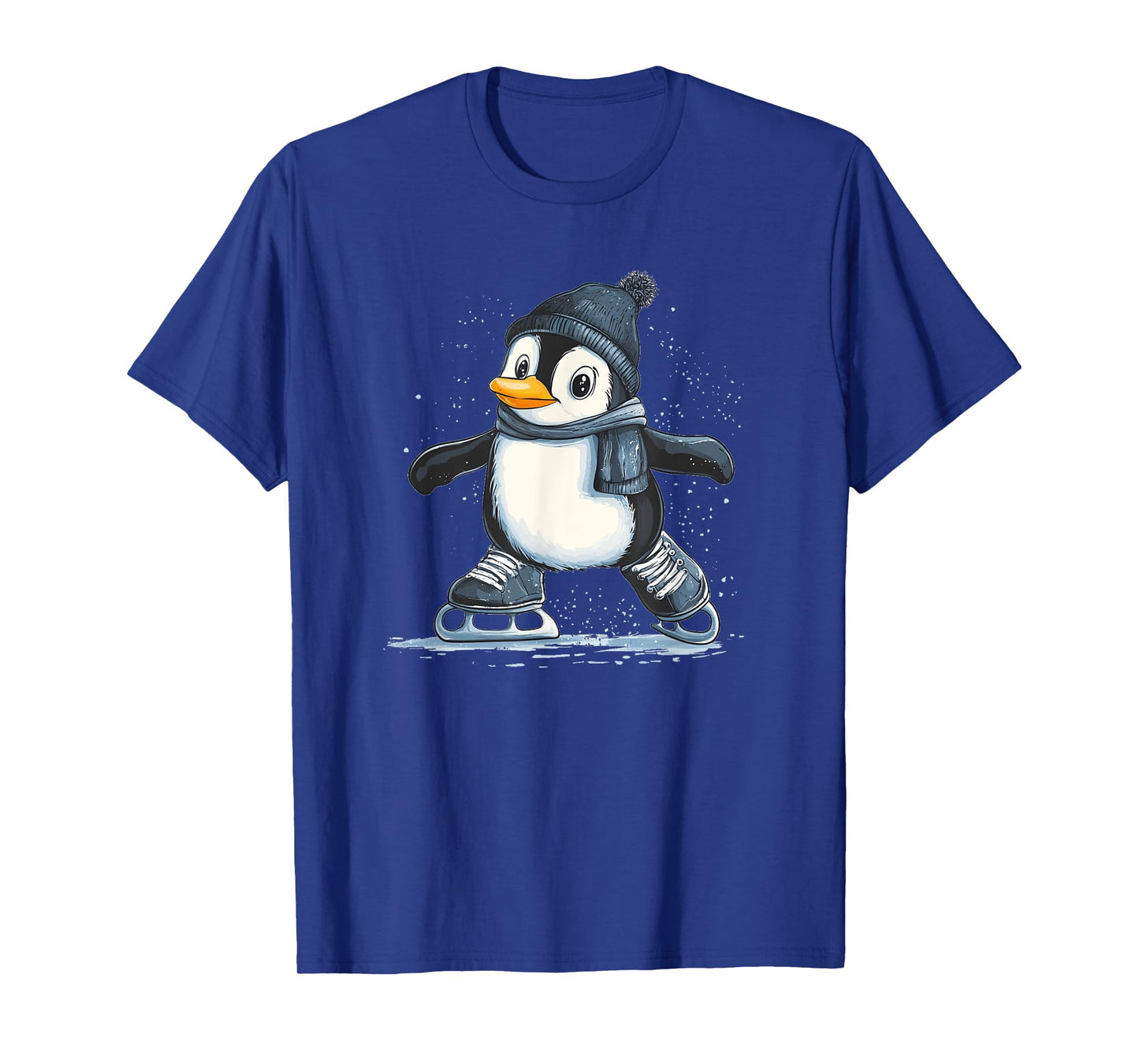 Penguin Skating Style for a Frosty Touch with Skate Shoes T-Shirt