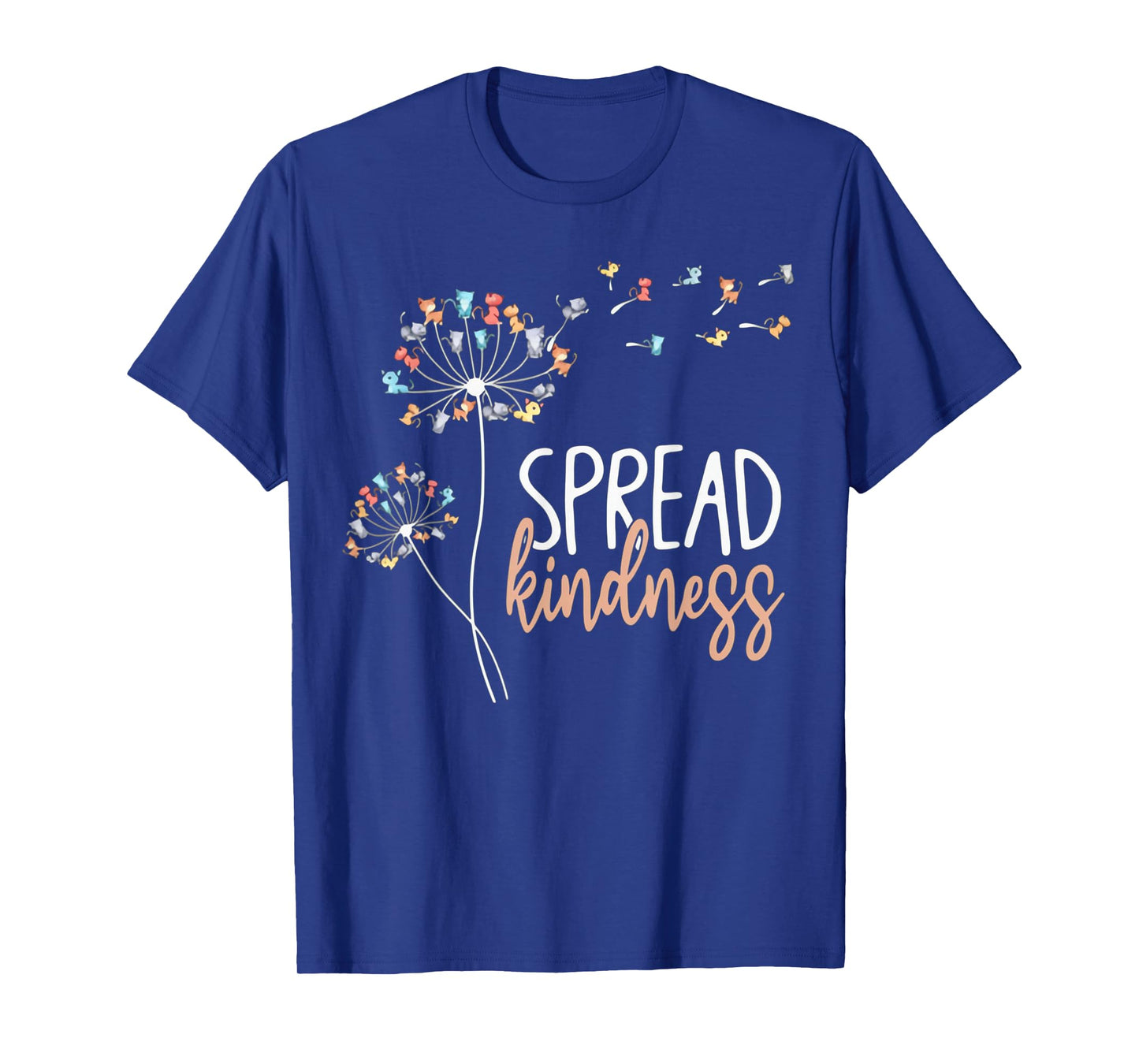 Pretty Cat with Dandelion Flower T-Shirt