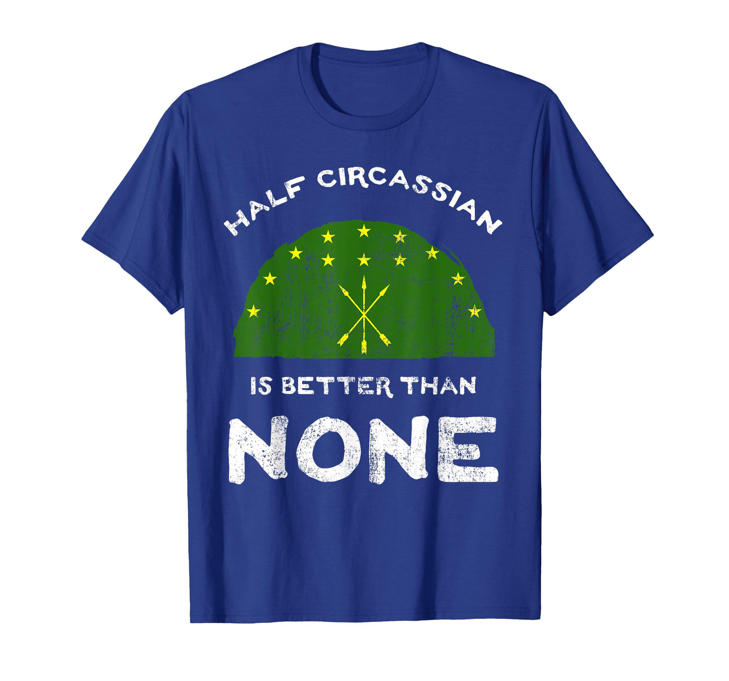 Half Circassian Is Better Than None Circassia Flag DNA T-Shirt