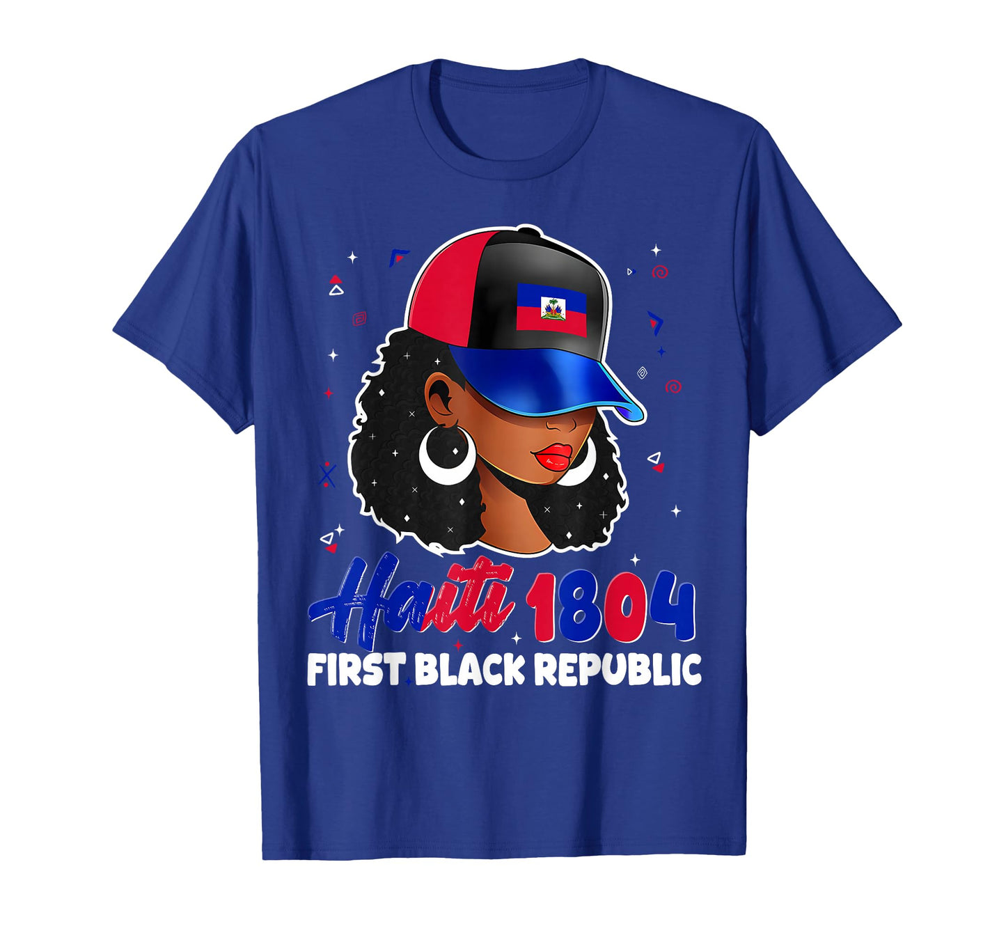 Haiti 1804 First Black Republic Haitian Flag Day Women Gifts T-Shirt