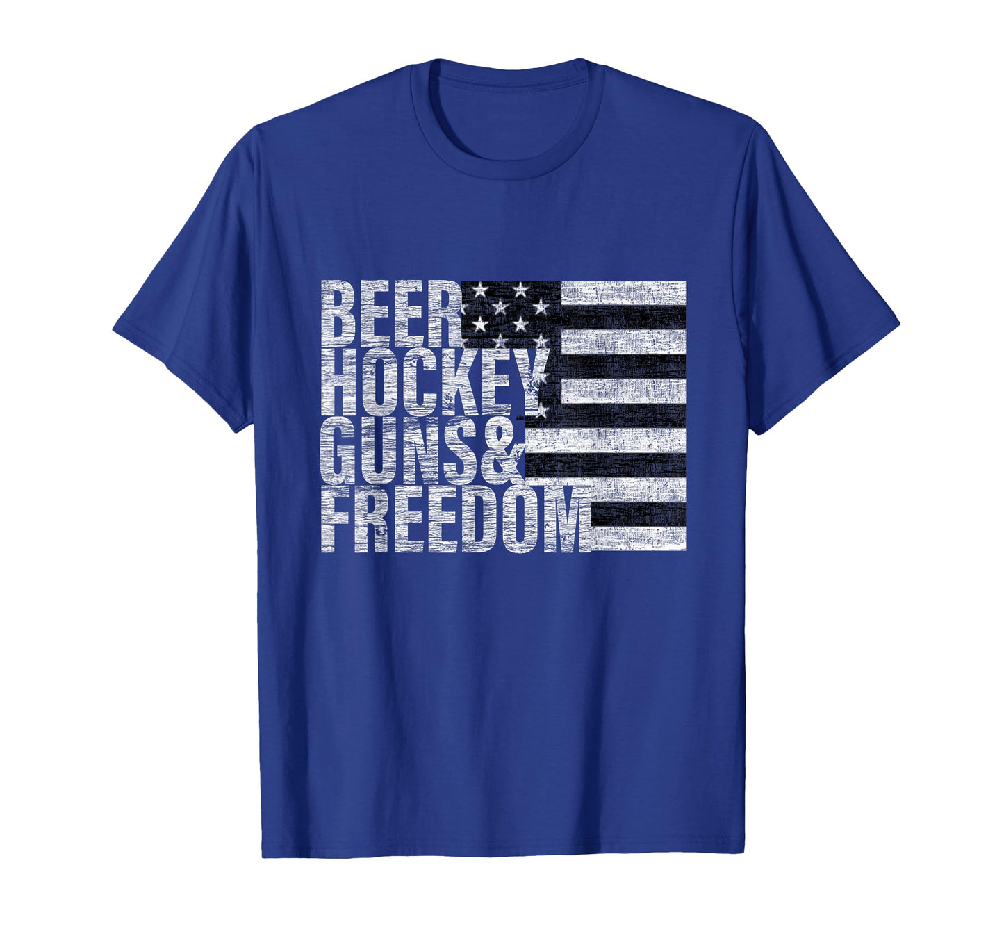 Beer Hockey Guns & Freedom T-Shirt