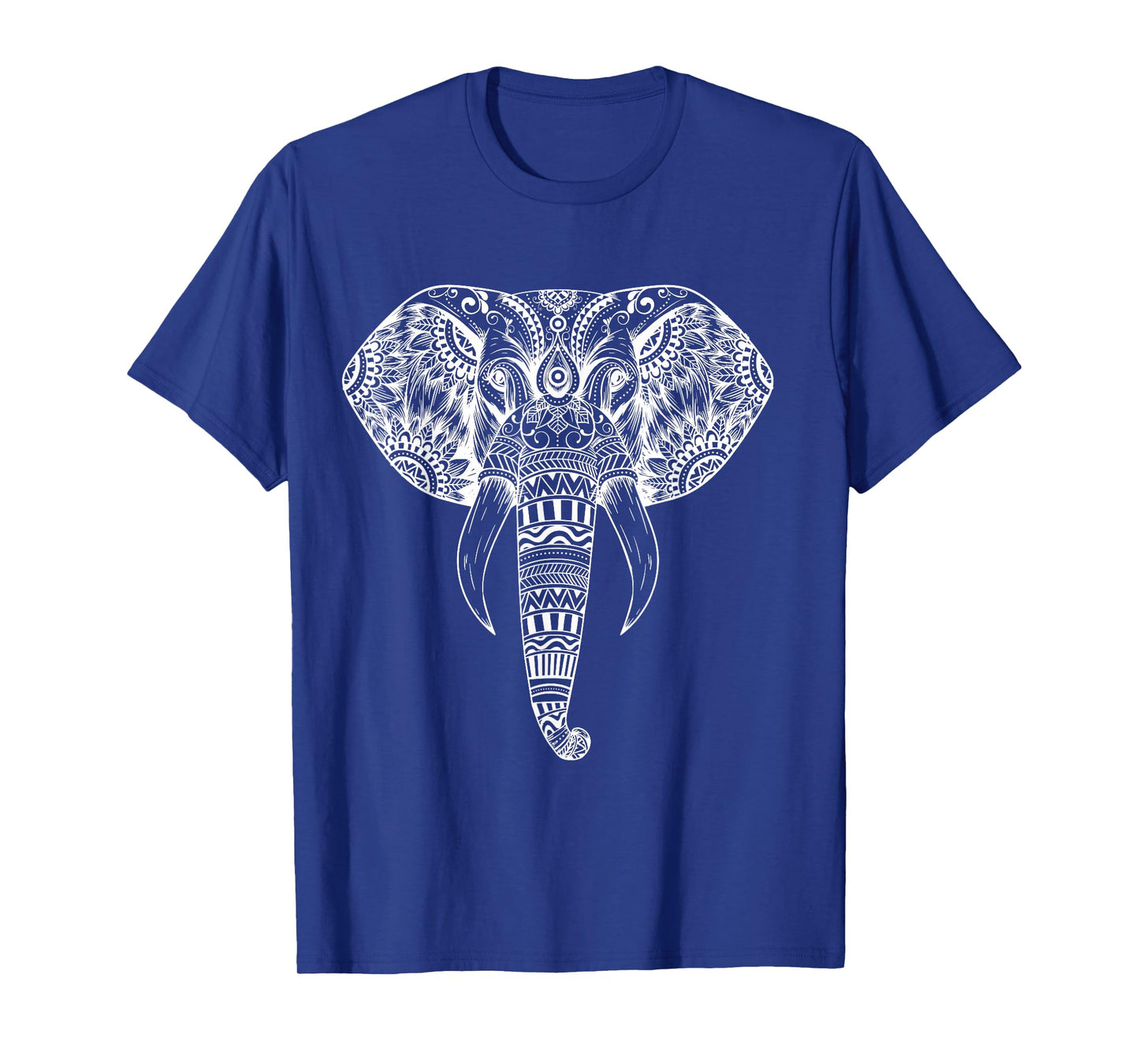 Elephant Tribal Tattoo Art - Mandala Yoga Tribal Elephants T-Shirt
