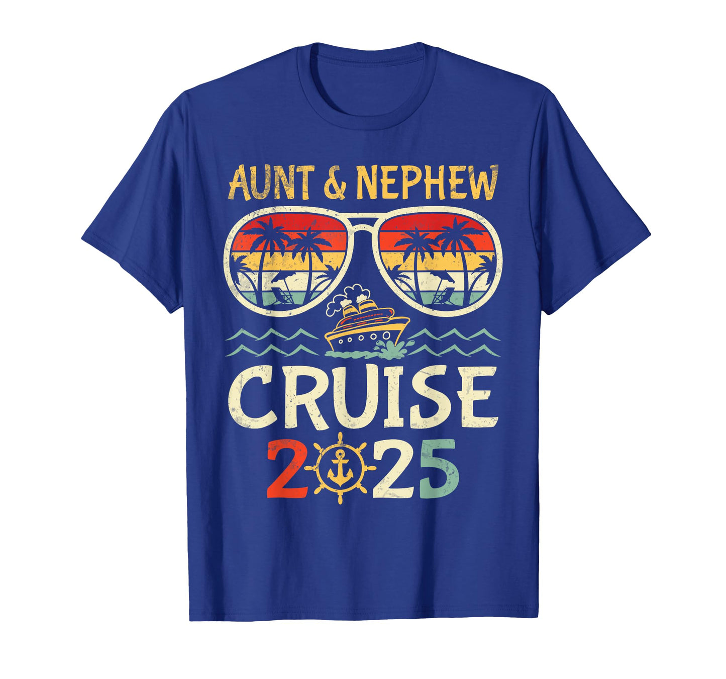 Aunt & Nephew Cruise 2025 Tropical Vacation Cruising Travel T-Shirt