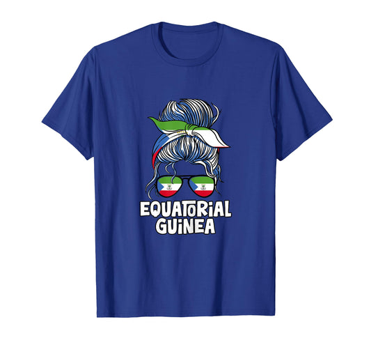 Equatorial Guinea Girl African Girls Flag T-Shirt