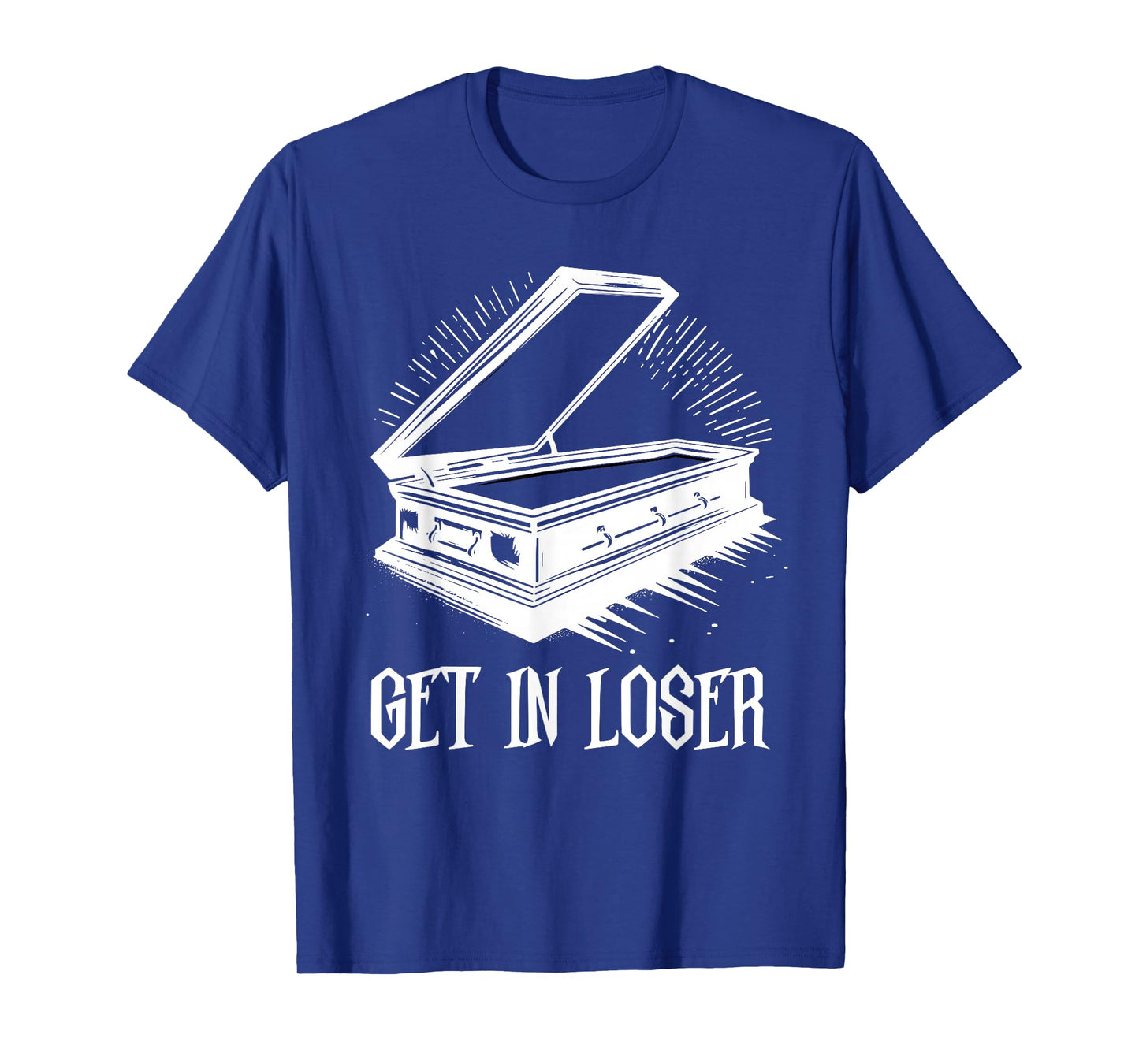 Get In Loser Coffin Death Pastel Goth Gothic Halloween T-Shirt