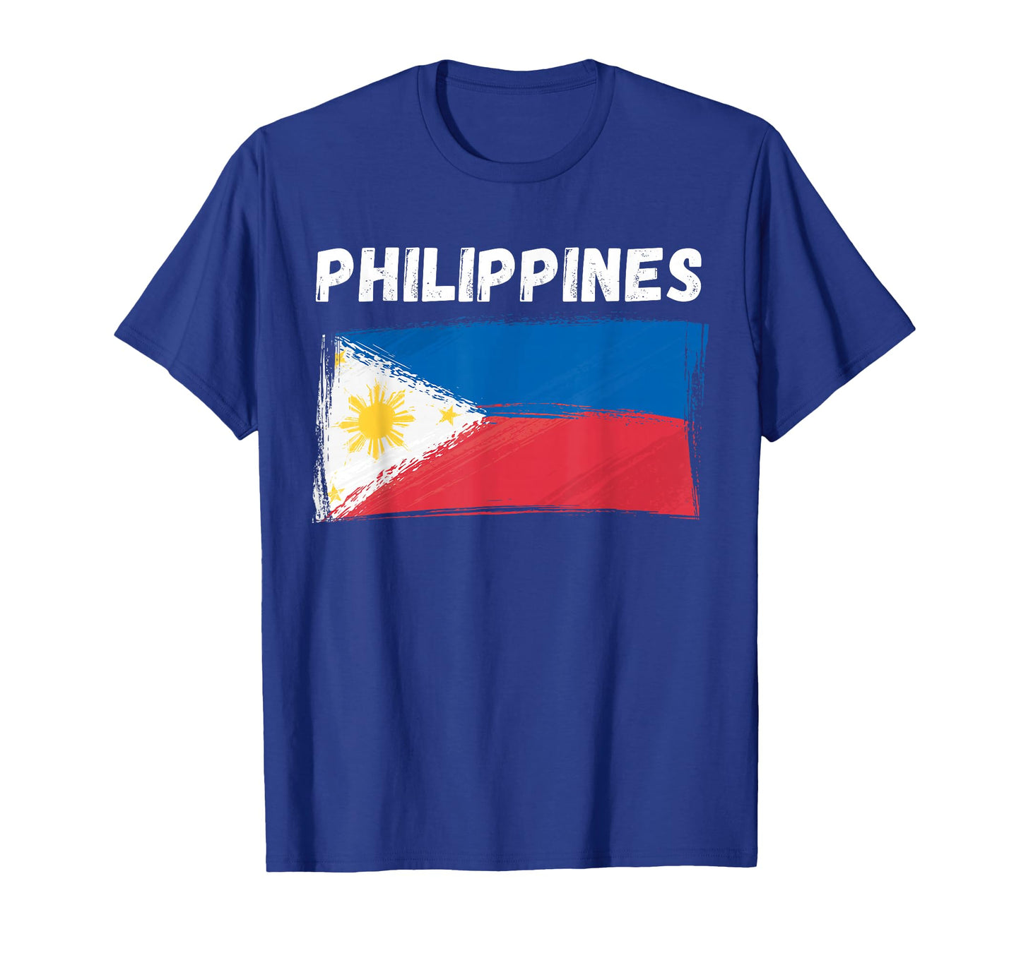 Philippines Flag Holiday Vintage Grunge Filipino Flag T-Shirt