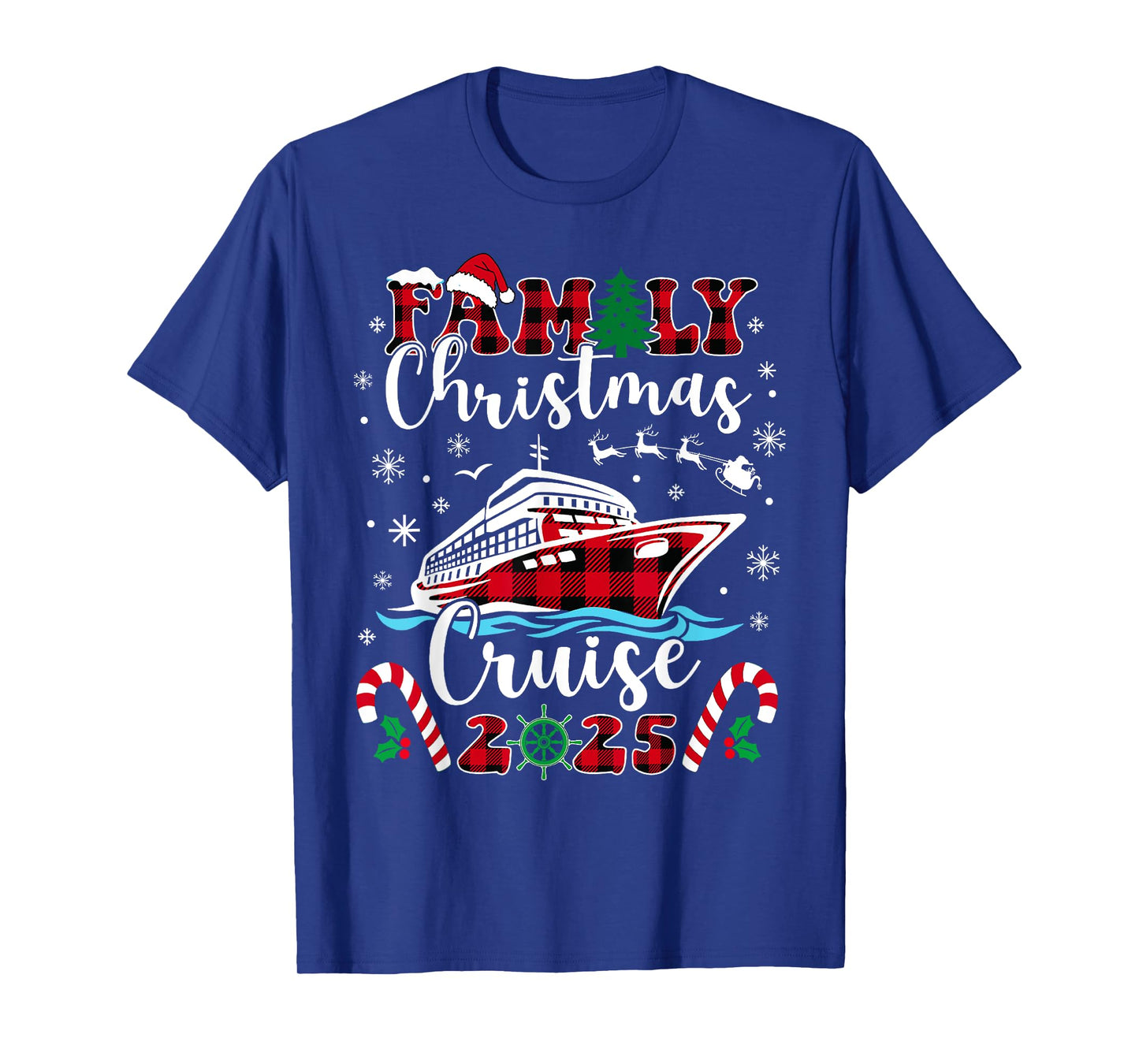 Family Christmas Cruise 2025 Matching Family Cruise Holiday T-Shirt