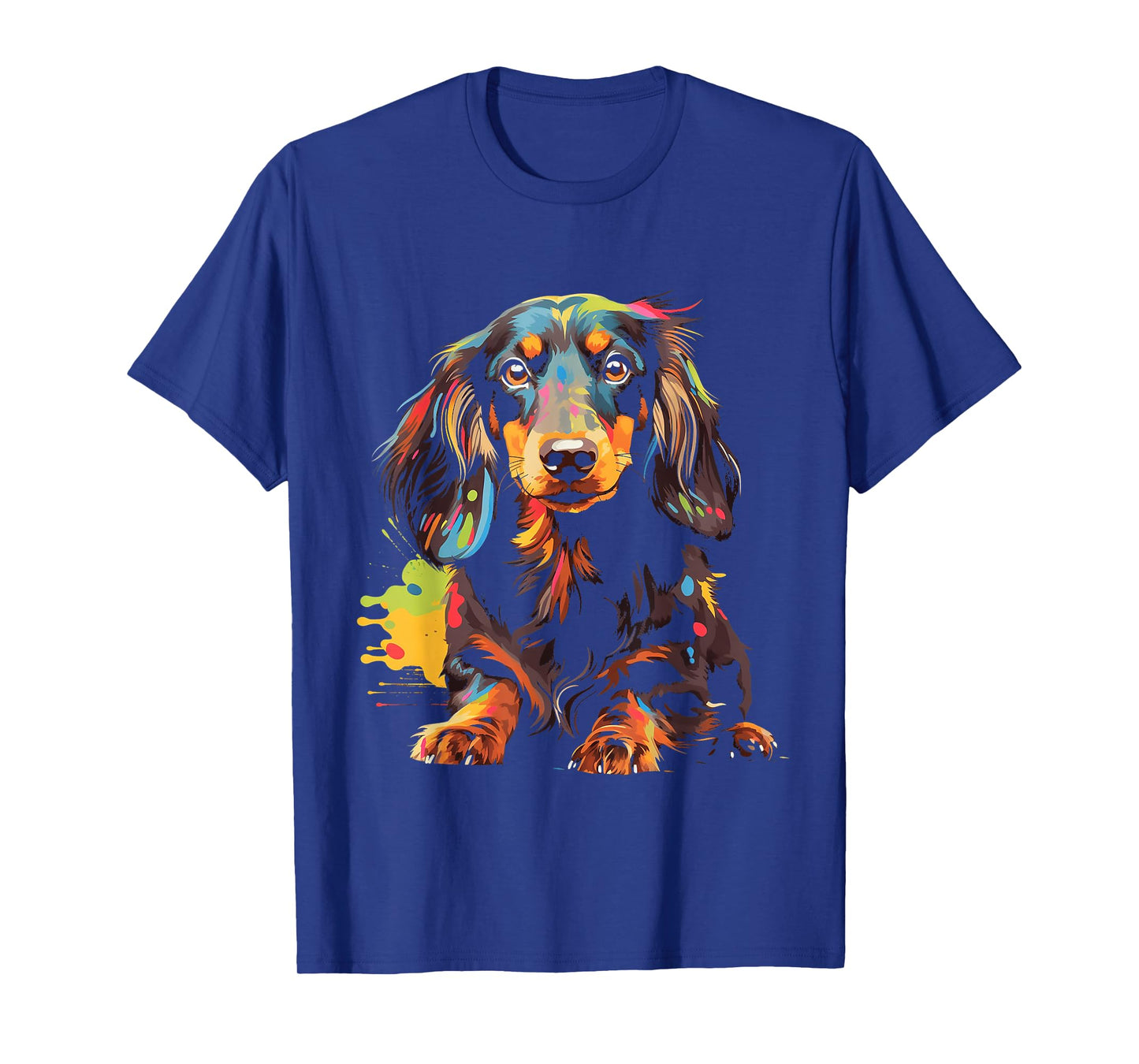 Long Hair Dachshund Puppy Best Dog Walking Pet T-Shirt