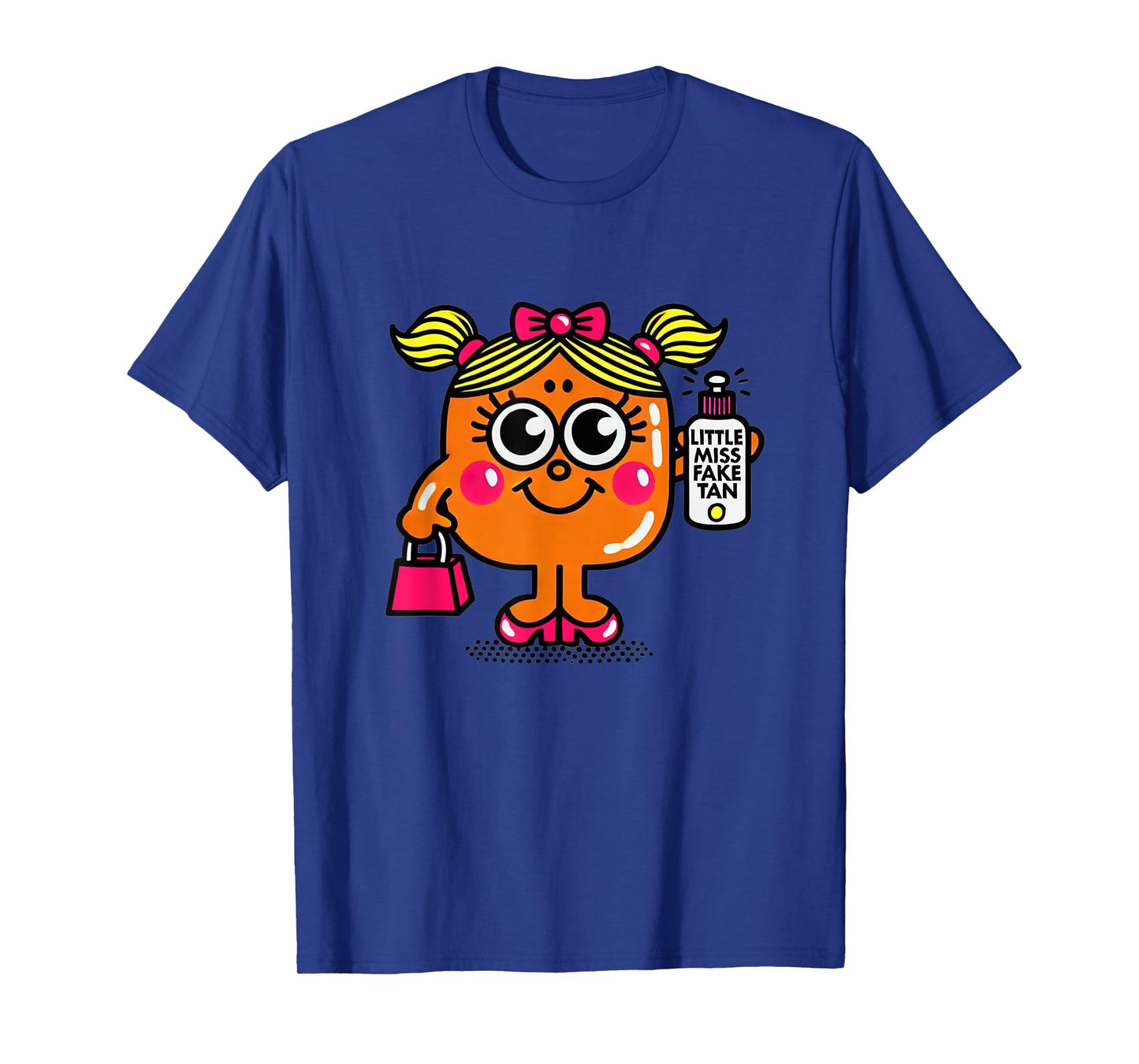 Little Miss Fake Tan Funny Beauty Self-Tanning Humor T-Shirt