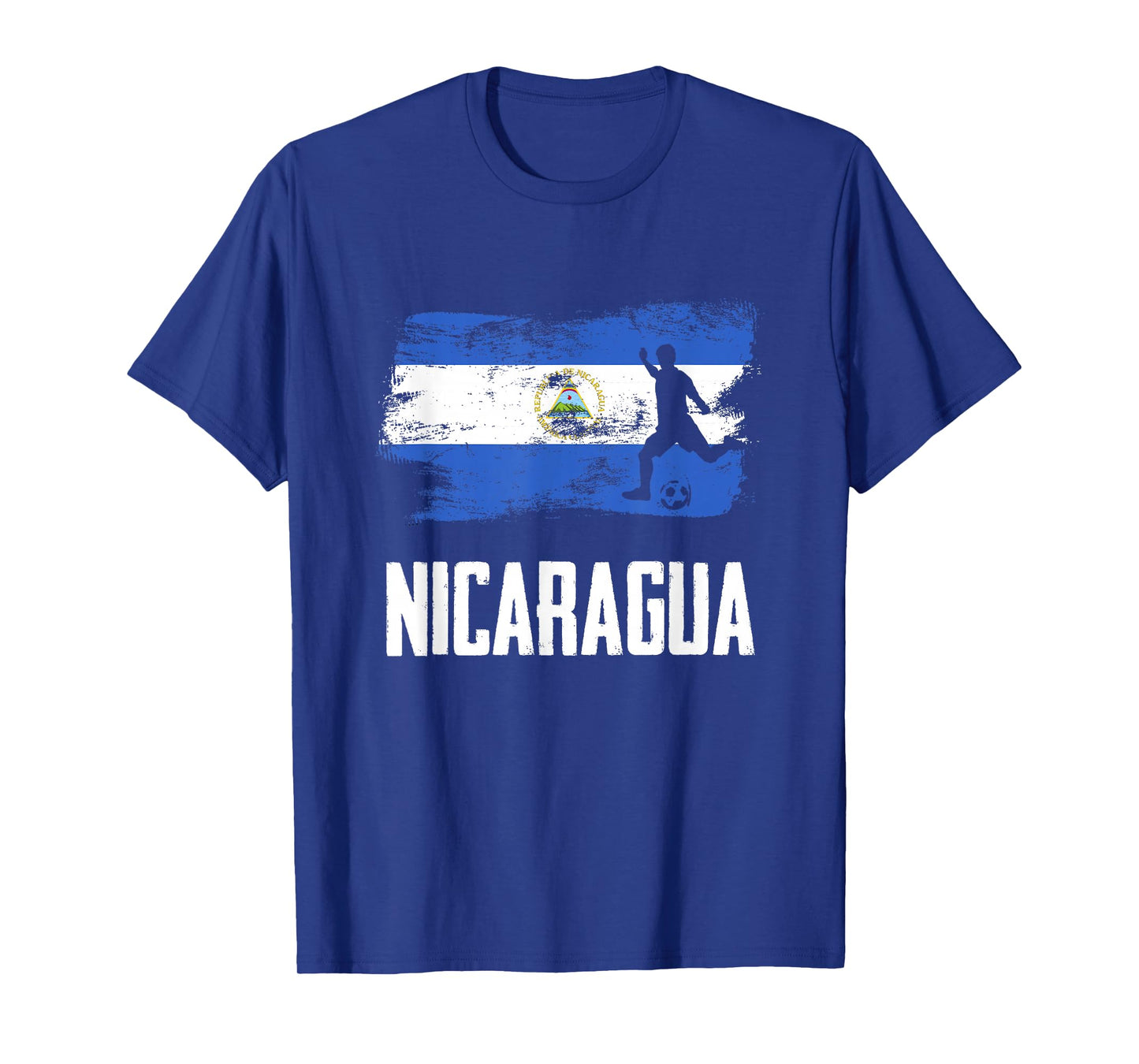 Nicaragua Flag Jersey Nicaraguan Soccer Team Nicaraguan T-Shirt