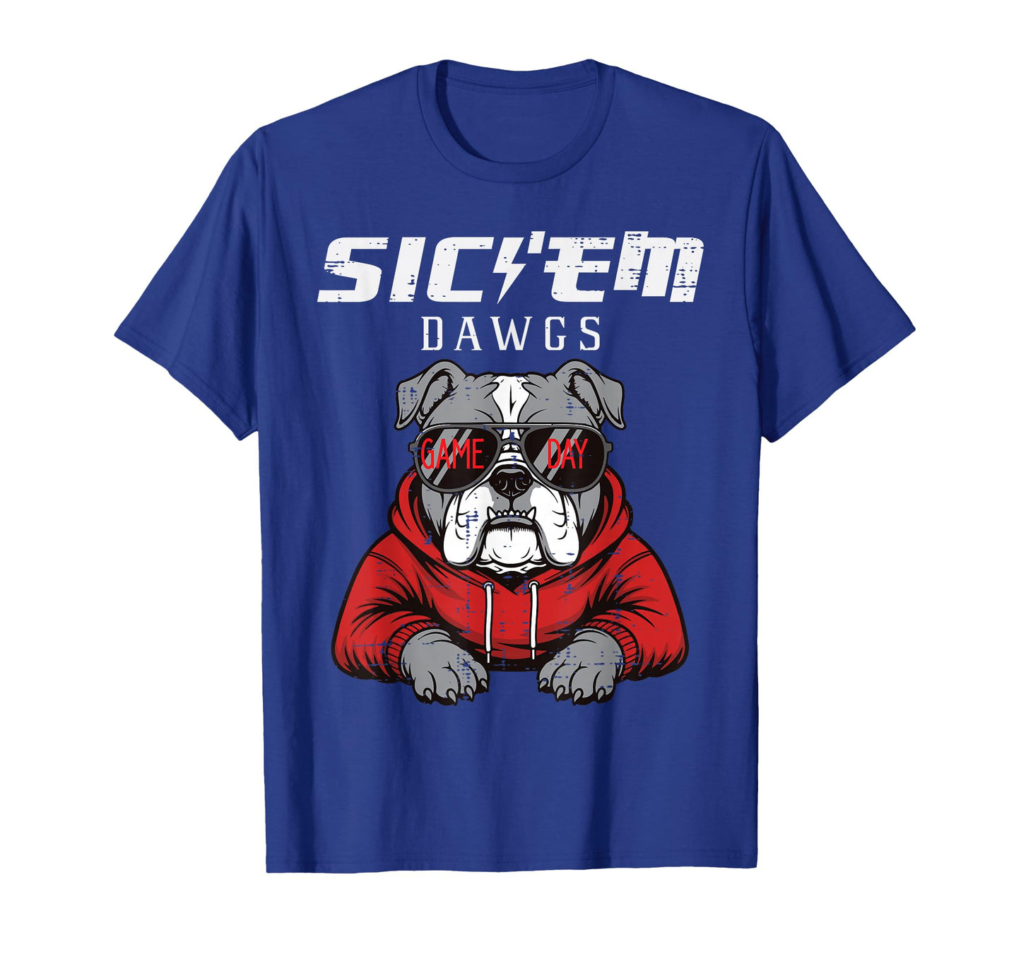 Bulldog Dawgs Women Kids Men Boys Girls Youth Teen T-Shirt