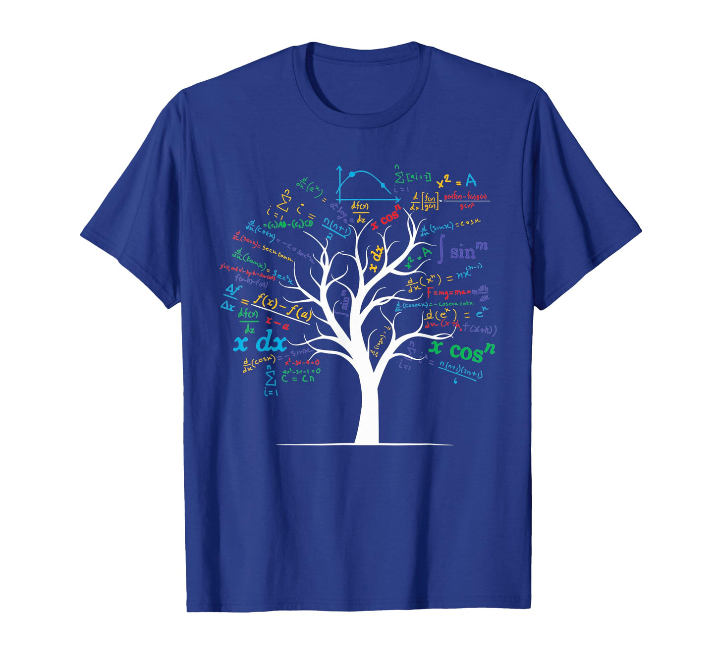 Funny AP Calculus Algebra Tree Math Teacher Nerd Geek T-Shirt