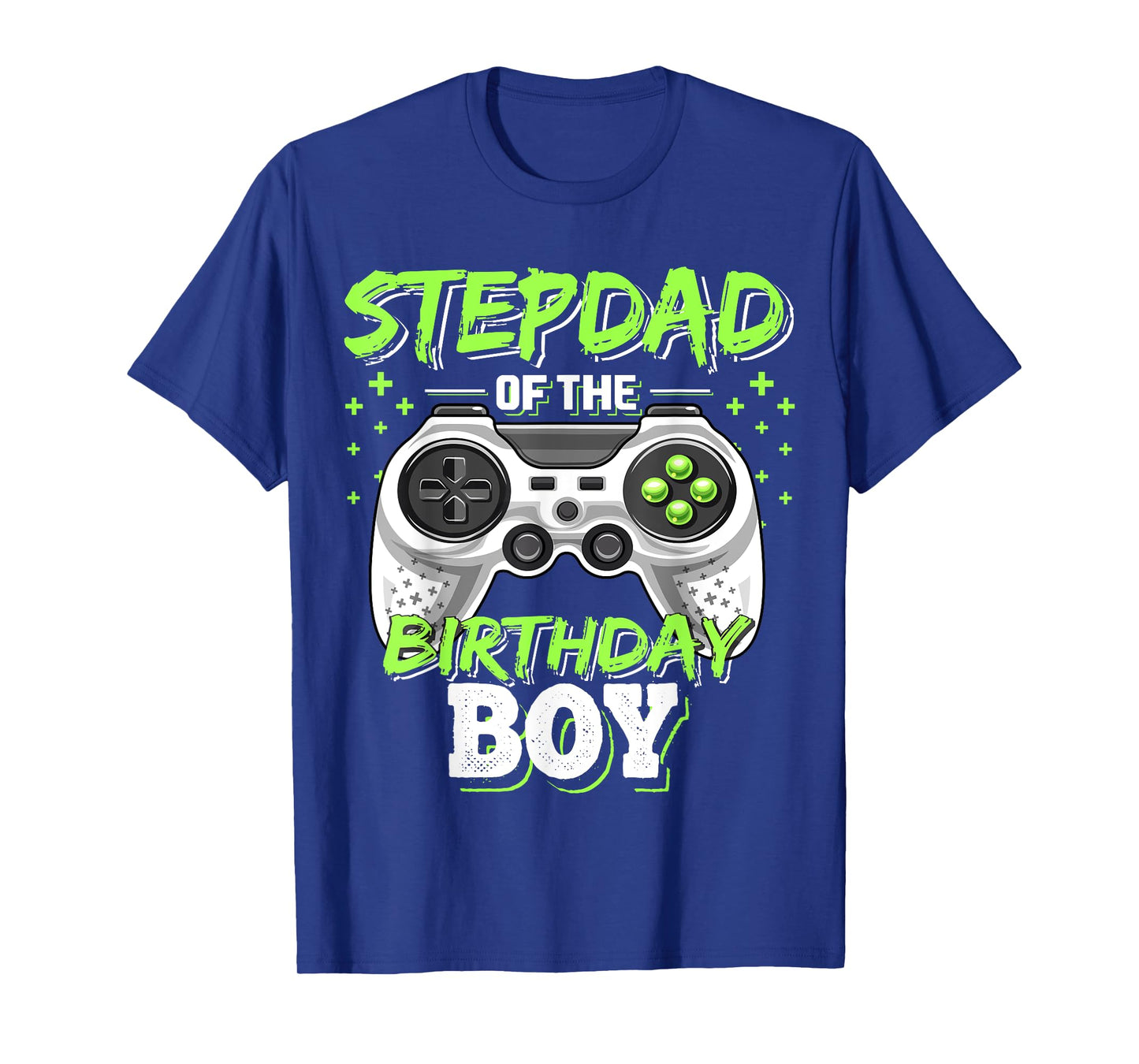 Stepdad of Birthday Boy Matching Video Game Birthday Party T-Shirt