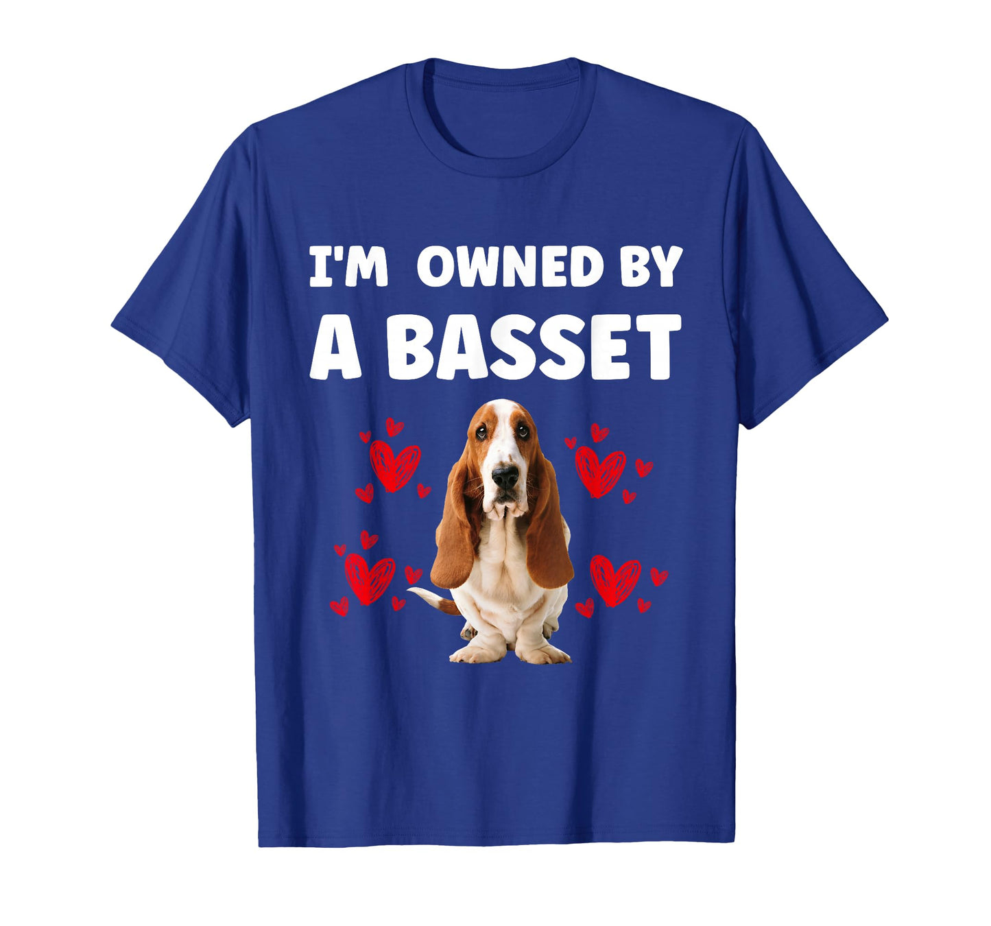 I AM OWNED BY A BASSET HOUND DOG T-Shirt