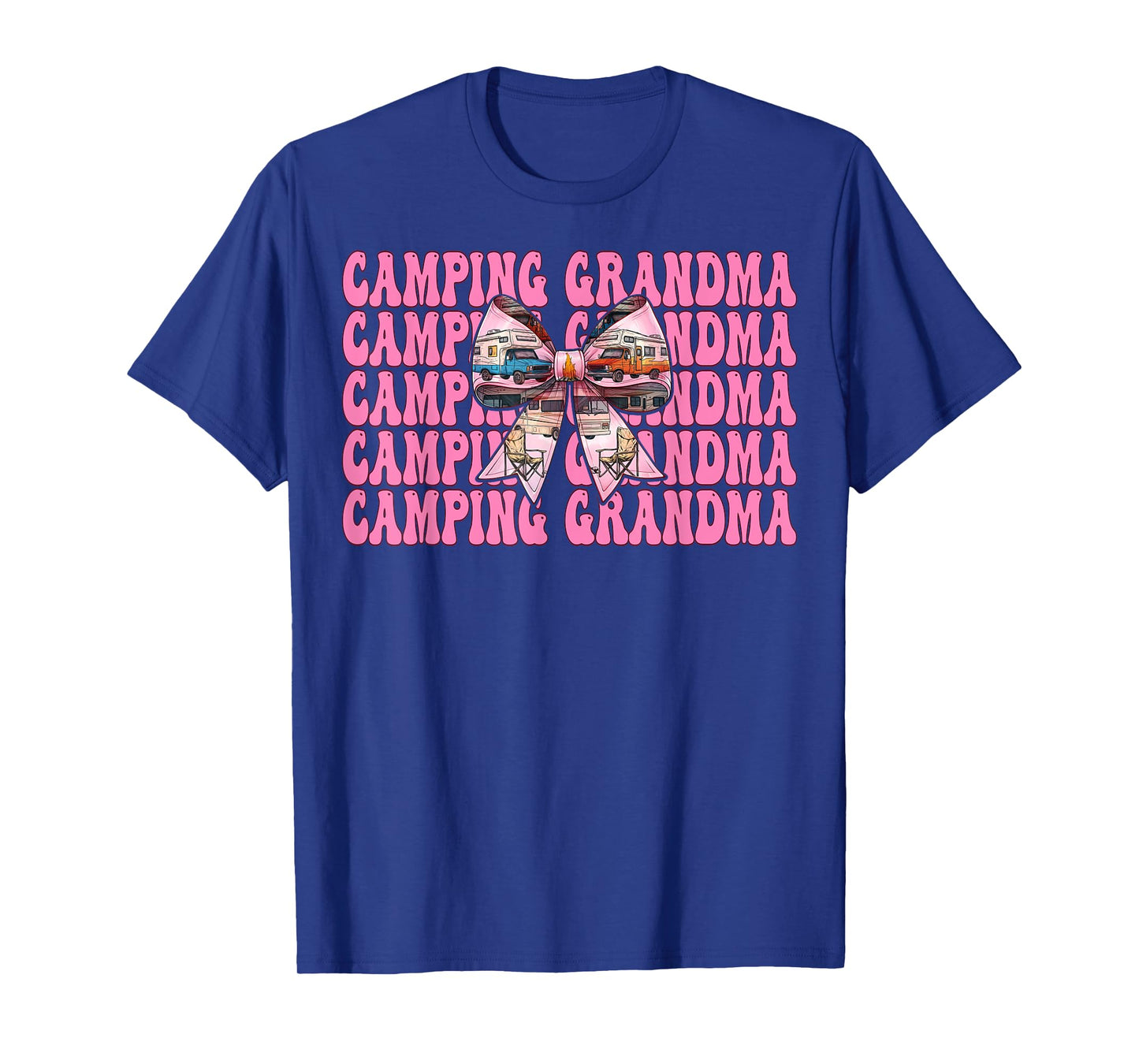 Camping Grandma RV Camping Camper Motorhome Nana Coquette T-Shirt